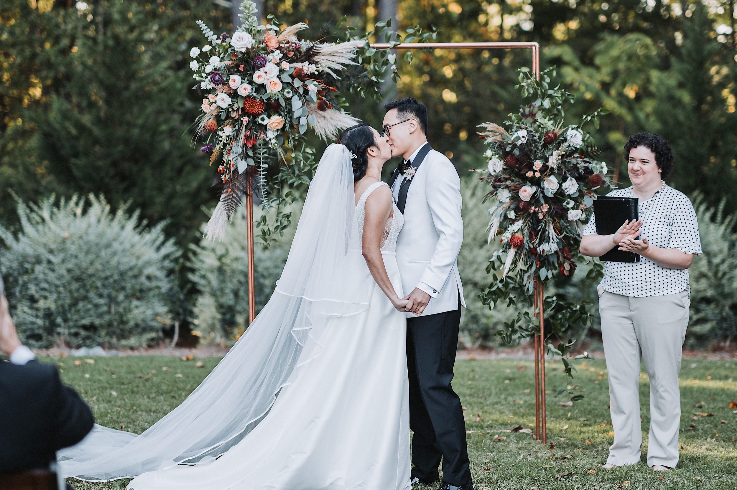 romantic-wedding-photography-first-kiss-nc