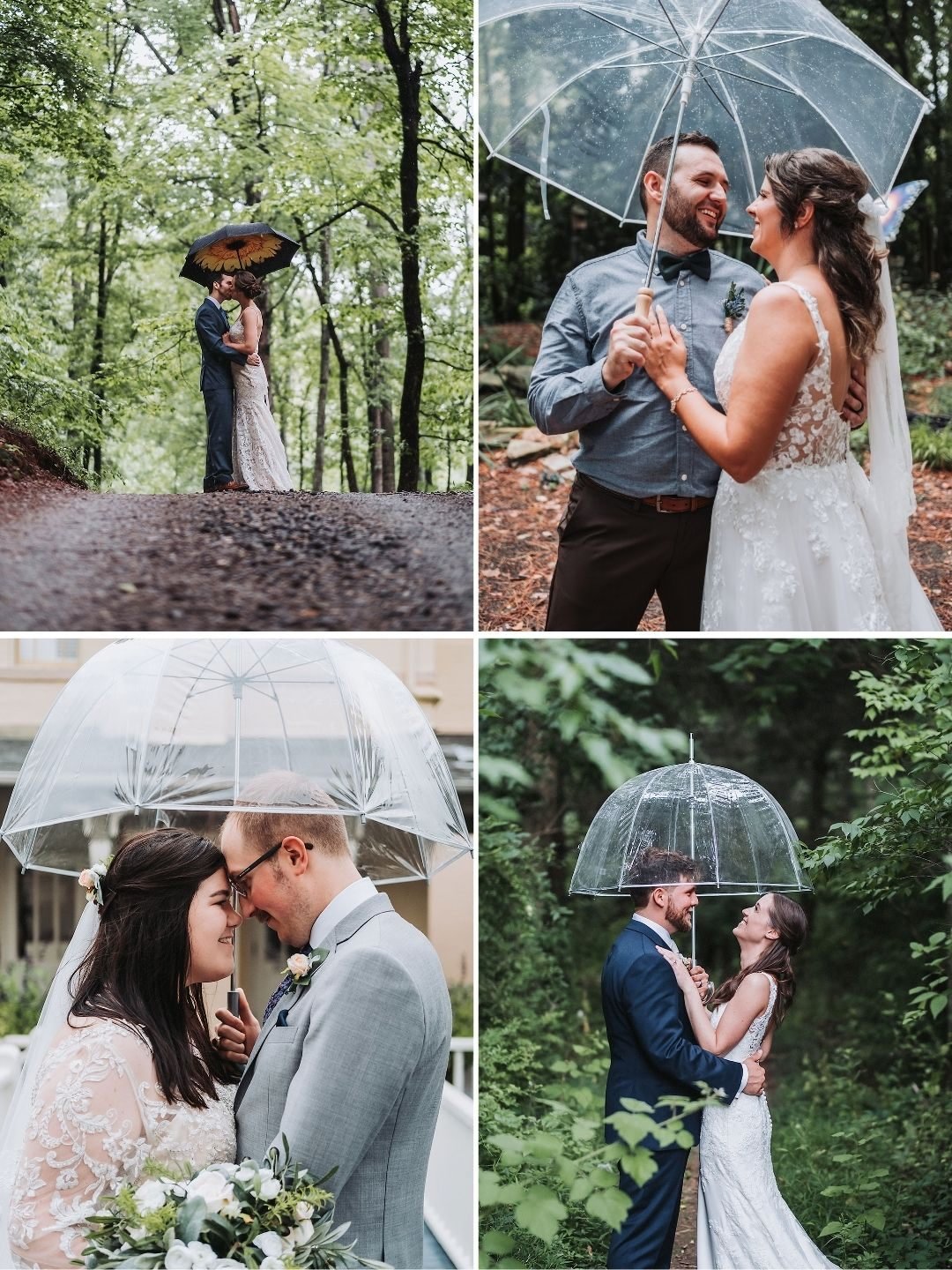 Sometimes a little flexibility is all it takes to make rainy day wedding photos feel even more special and unique &mdash; because wedding days don&rsquo;t need perfect weather to be perfect days.

When you&rsquo;re planning your wedding, being prepar