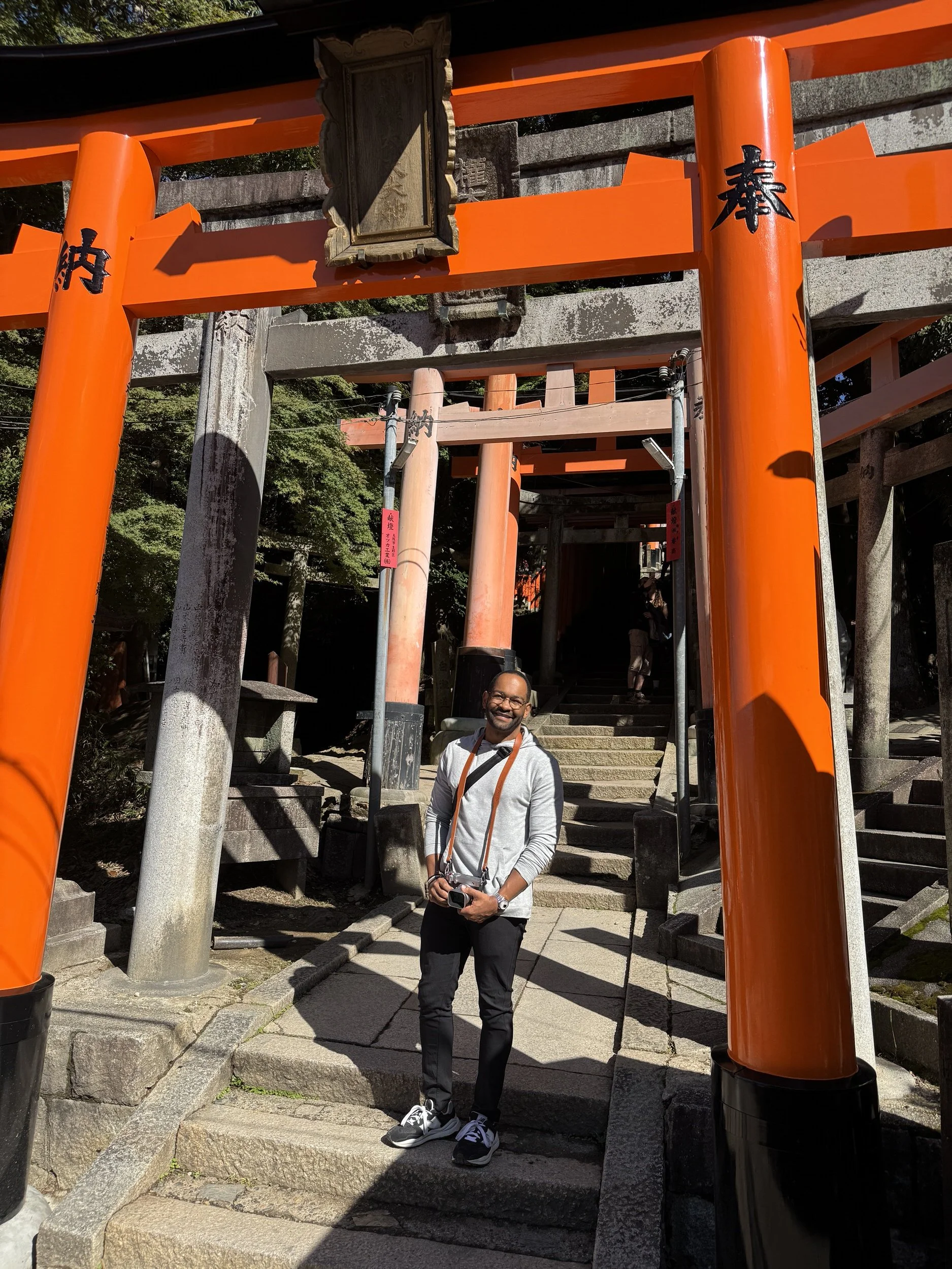 John Branch IV at the Fushimi Inari Shrine in Tokyo
