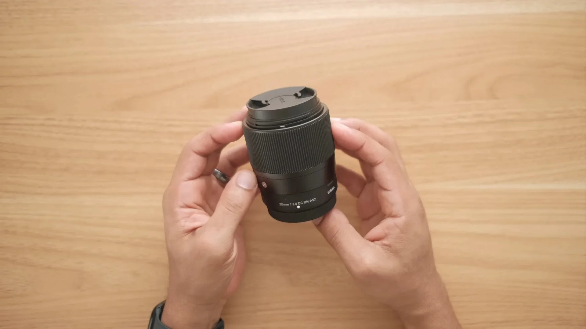 Sigma 30mm f1.4 prime lens for Fujifilm X mount.
