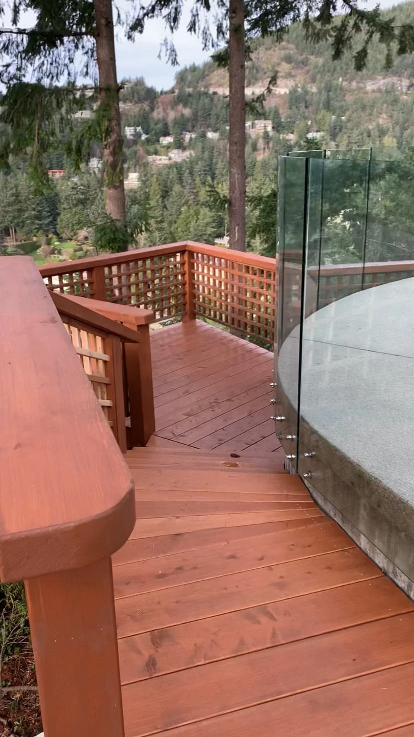 Charity Construction: wraparound deck