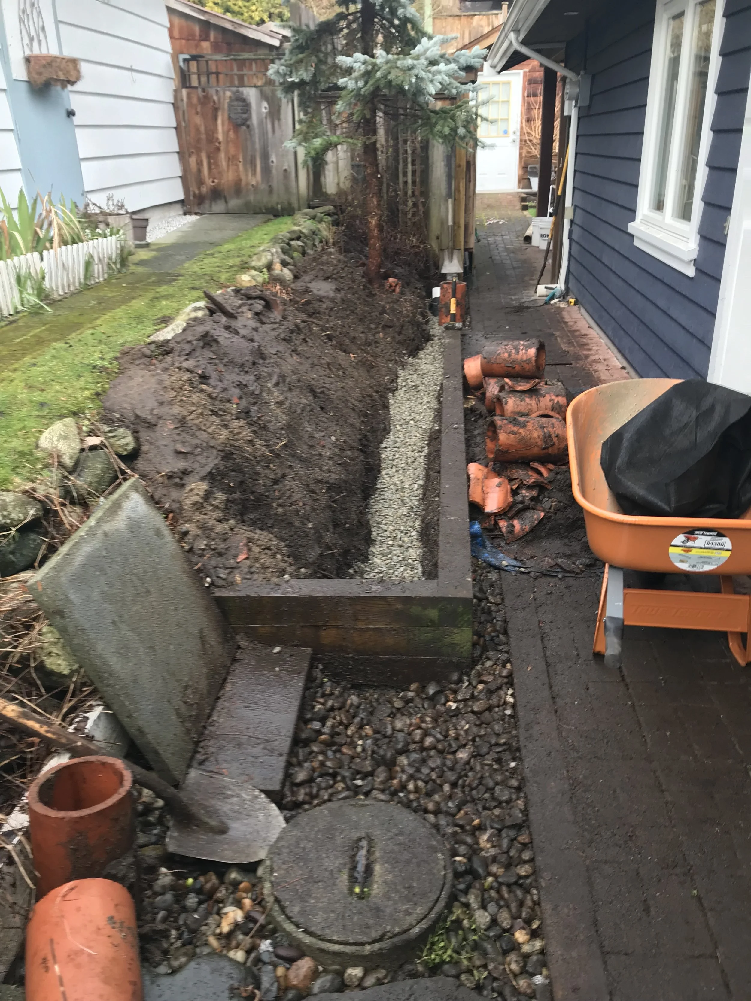 Charity Construction: Exterior Drainage Replacement