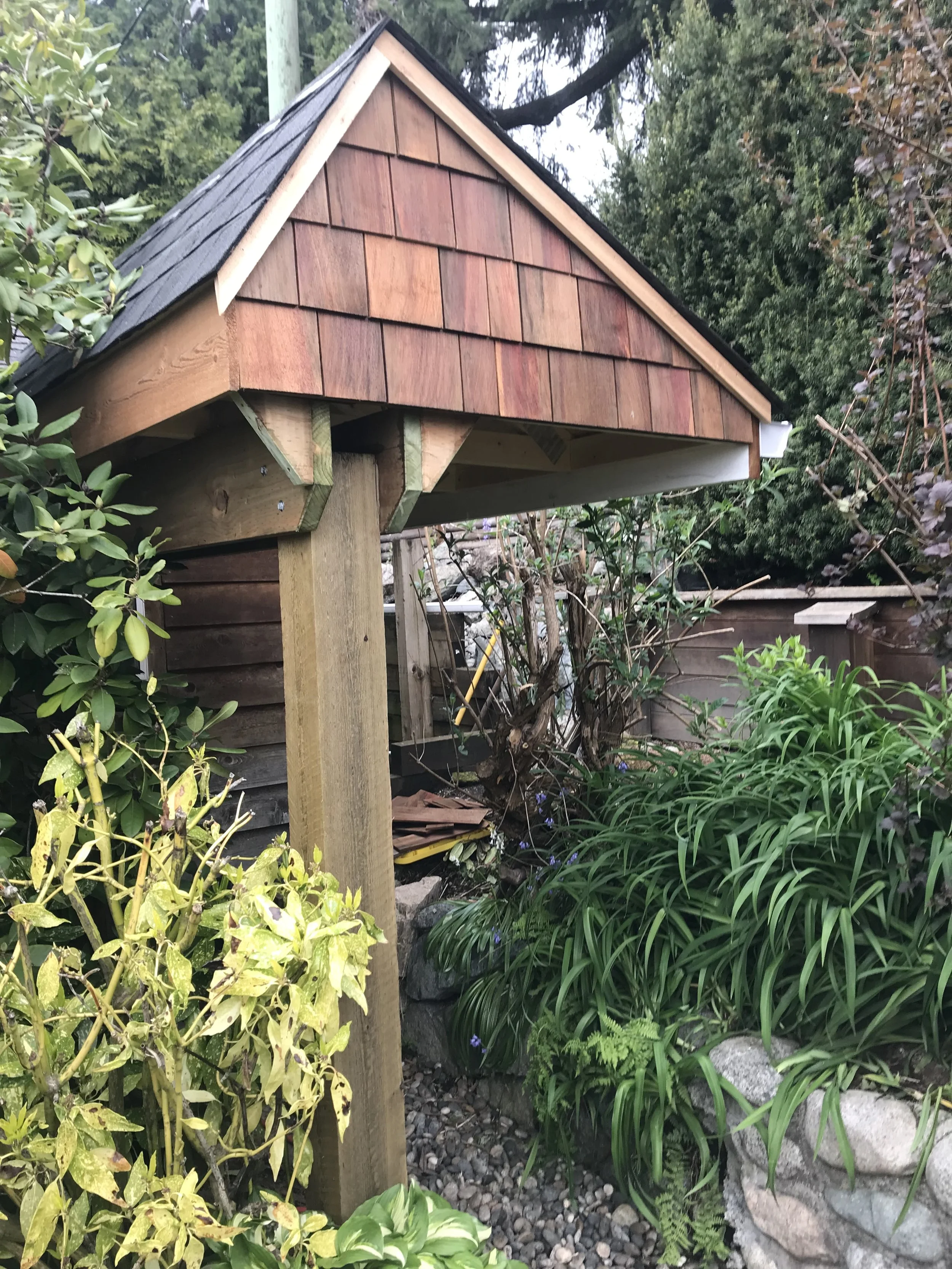 Charity Construction: Unique open tool shed