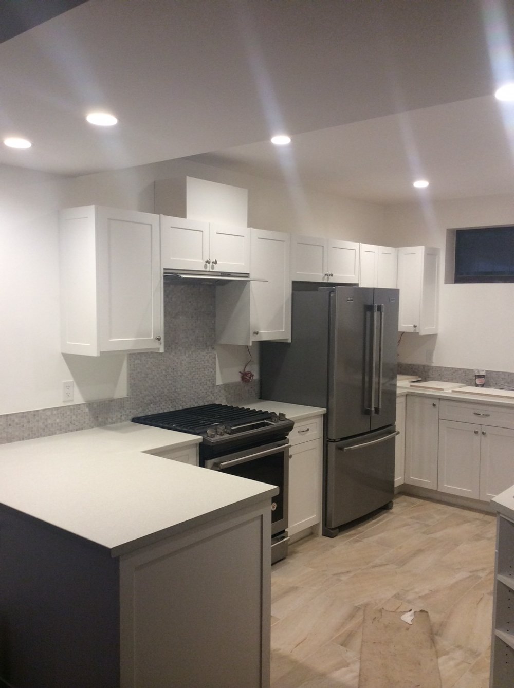 Charity Construction: Two bedroom suite with kitchen and bath