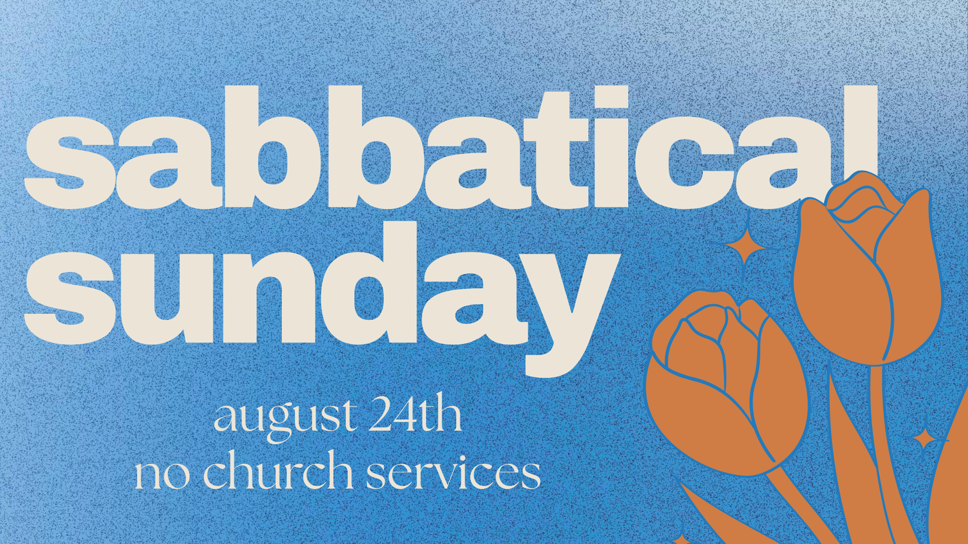 Sabbatical Sunday