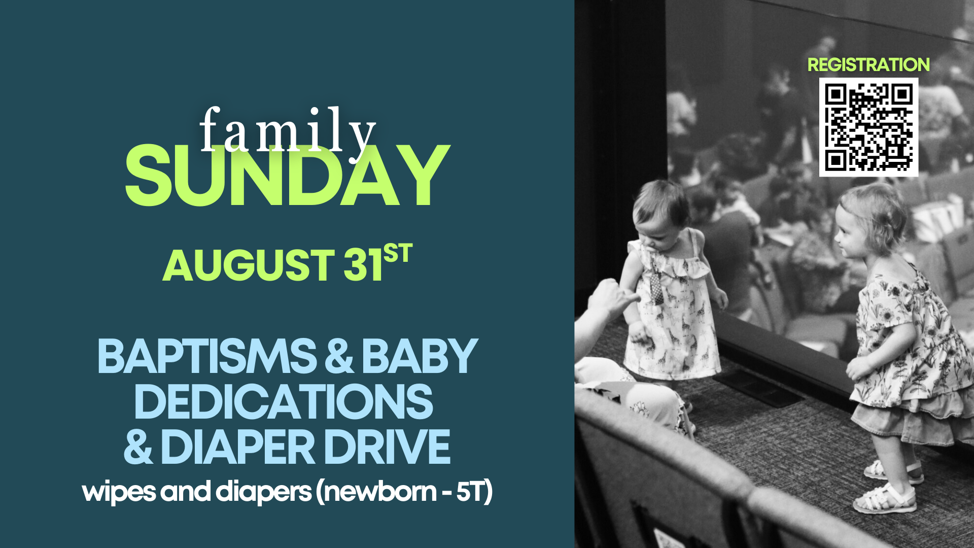 Family Sunday: Baptisms & Baby Dedications