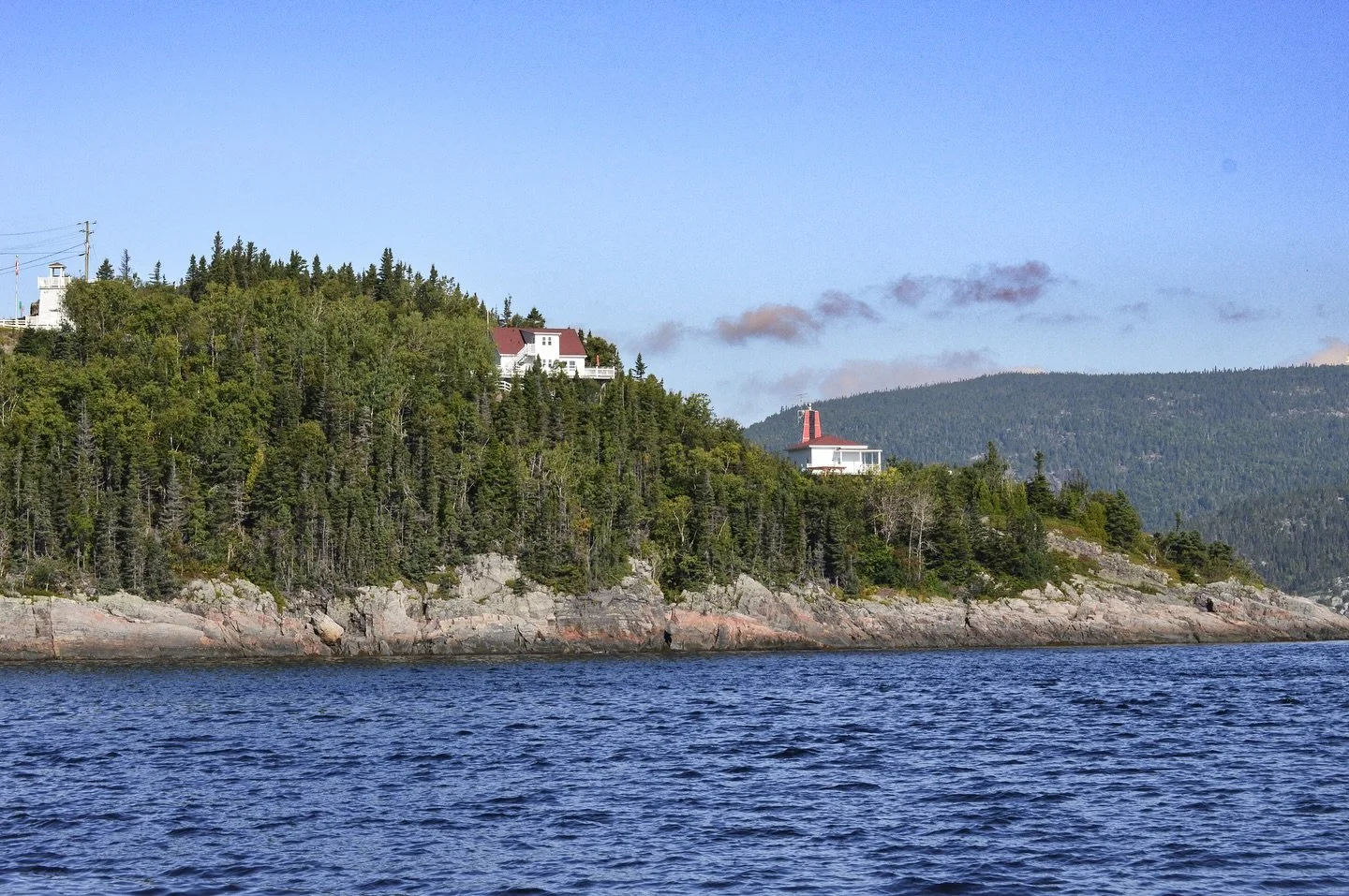 One of the highlights of this trip was heading out with Croisi&egrave;res AML for a fjord and whale watching cruise through the Saguenay&ndash;Saint Lawrence Marine Park 🐋⛰️

We did get to spot whales, including belugas, but always from a respectful