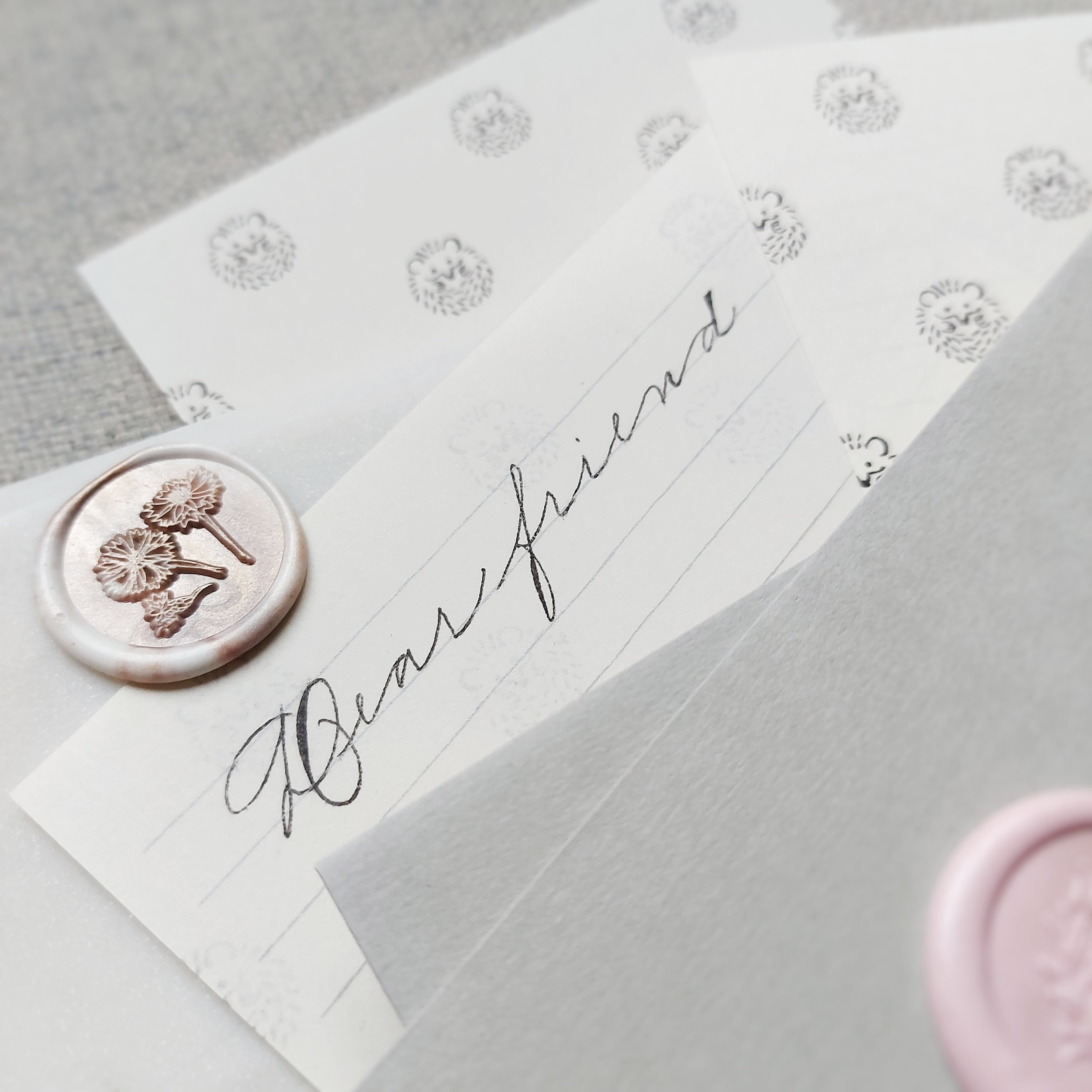 Une lettre manuscrite