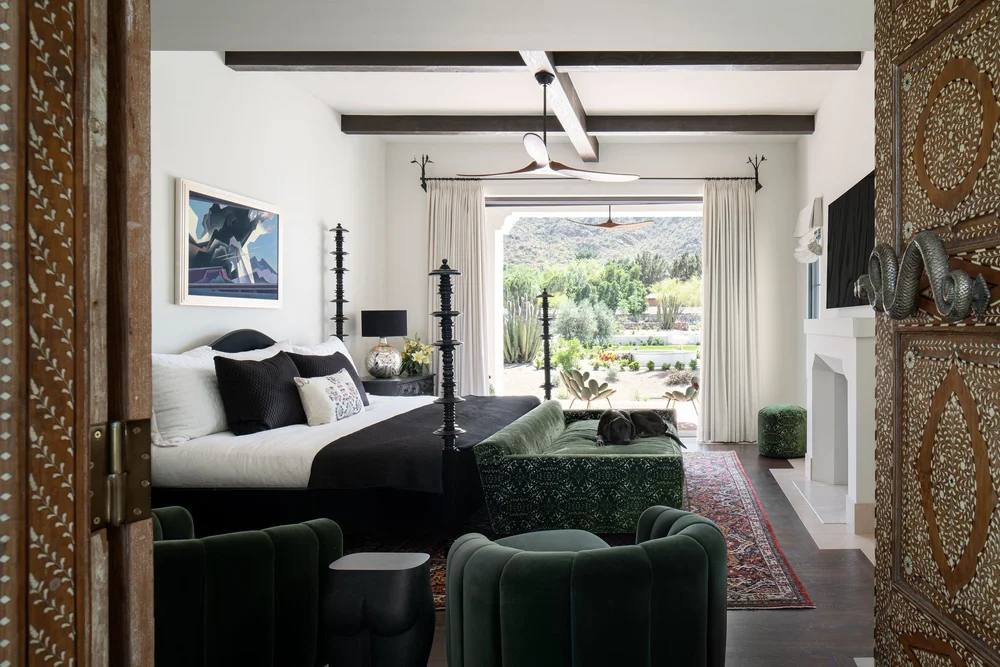 bold design of moroccan bedroom captured by Arizona architectural photographer.jpg