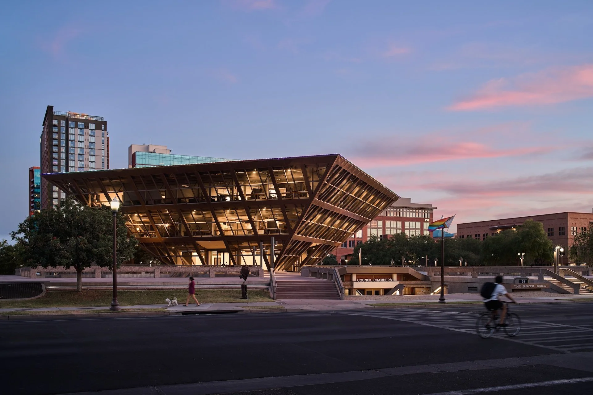 Architectural Photography of the Tempe Municipal Building