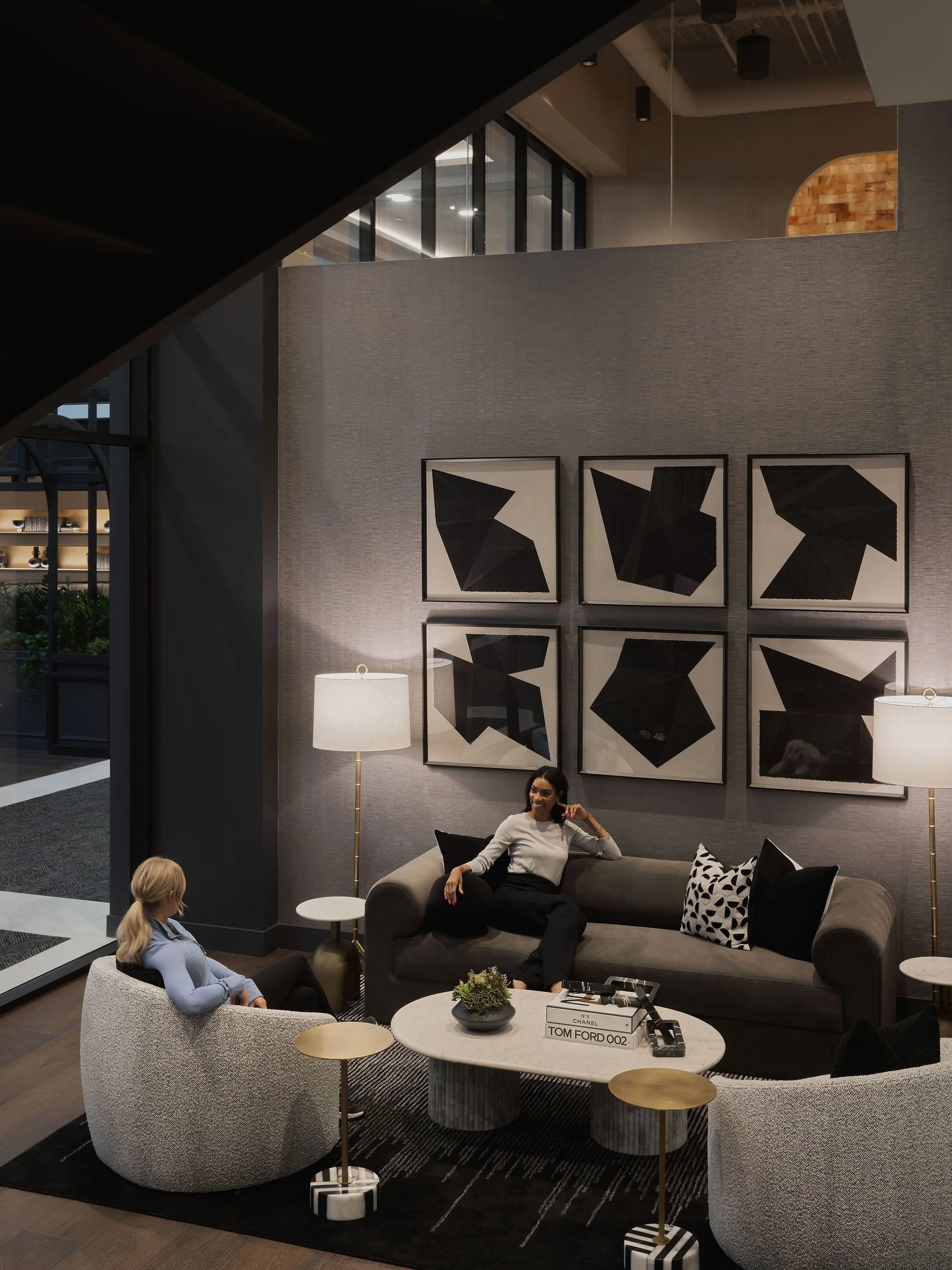 soft and moody commercial photograph for office complex 