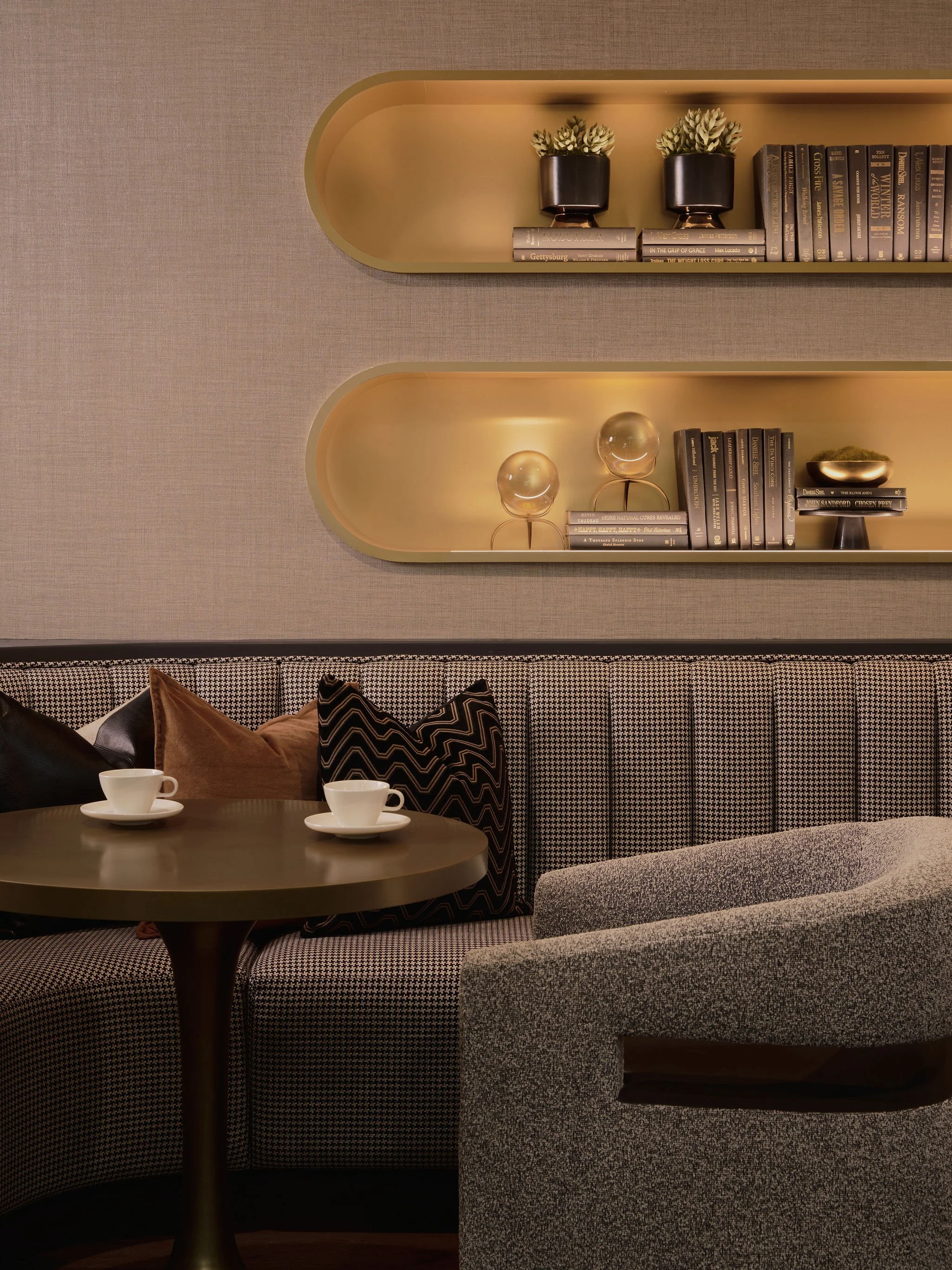 detail image of a commercial interior design 