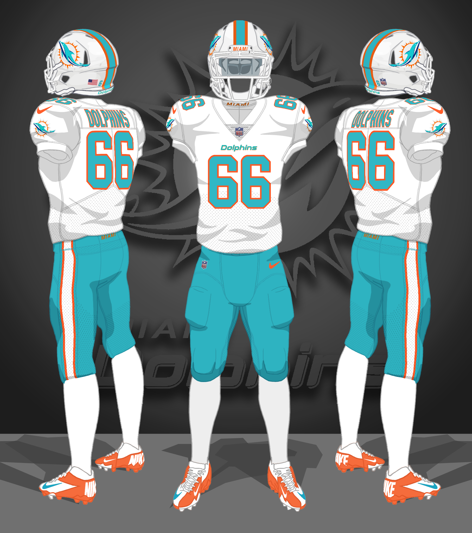 2026-- white, aqua, white socks