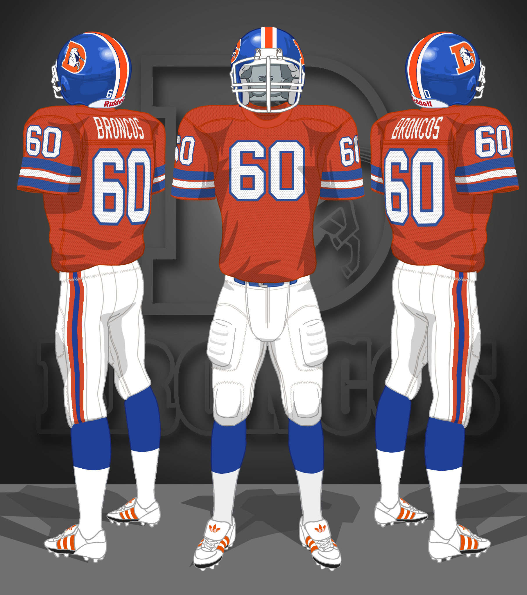 1978-1979 orange, white