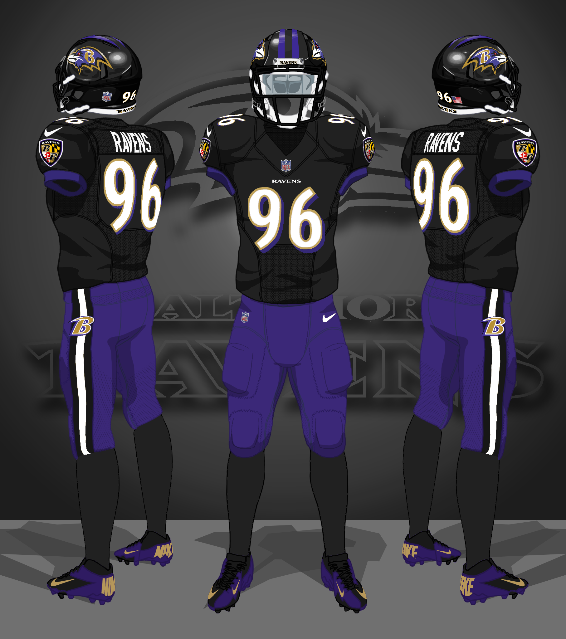 2018-2025 black, purple