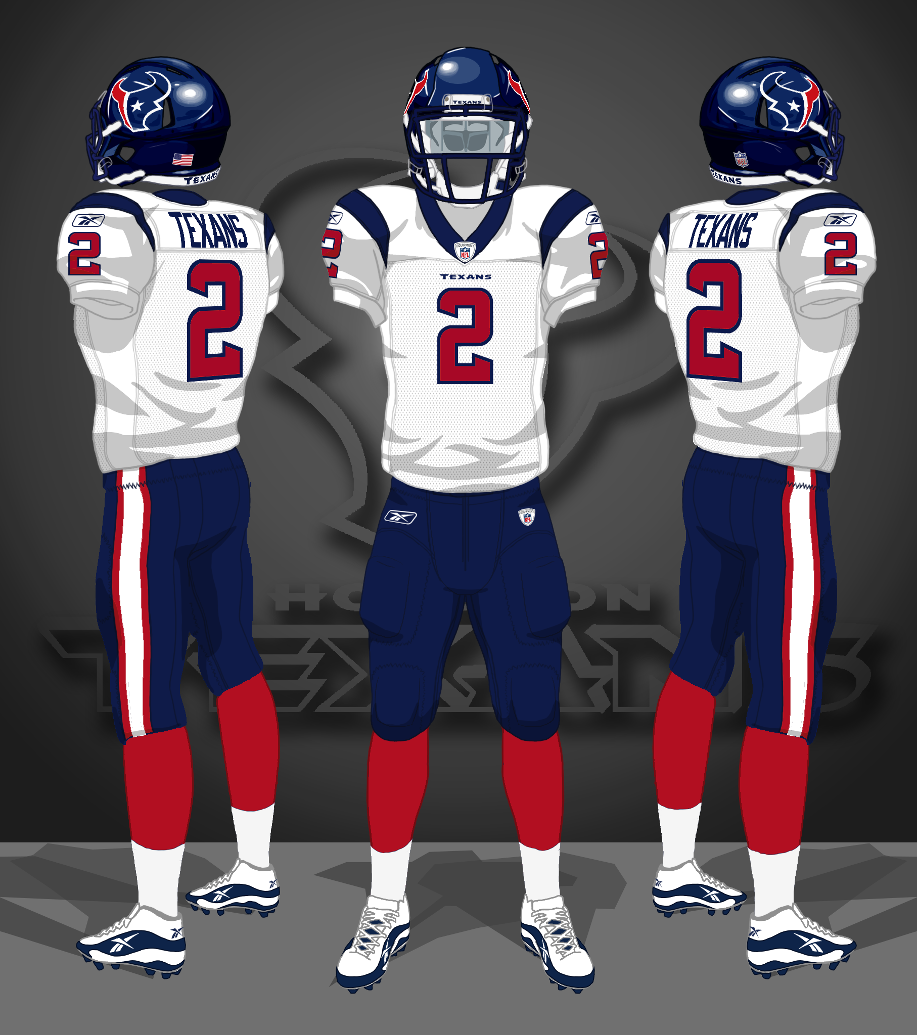 2002-2008 white, navy, red socks