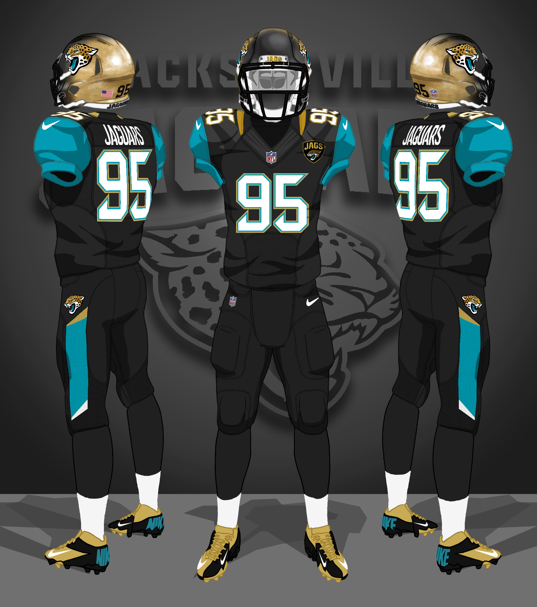 2013-2017 black jerseys, black pants
