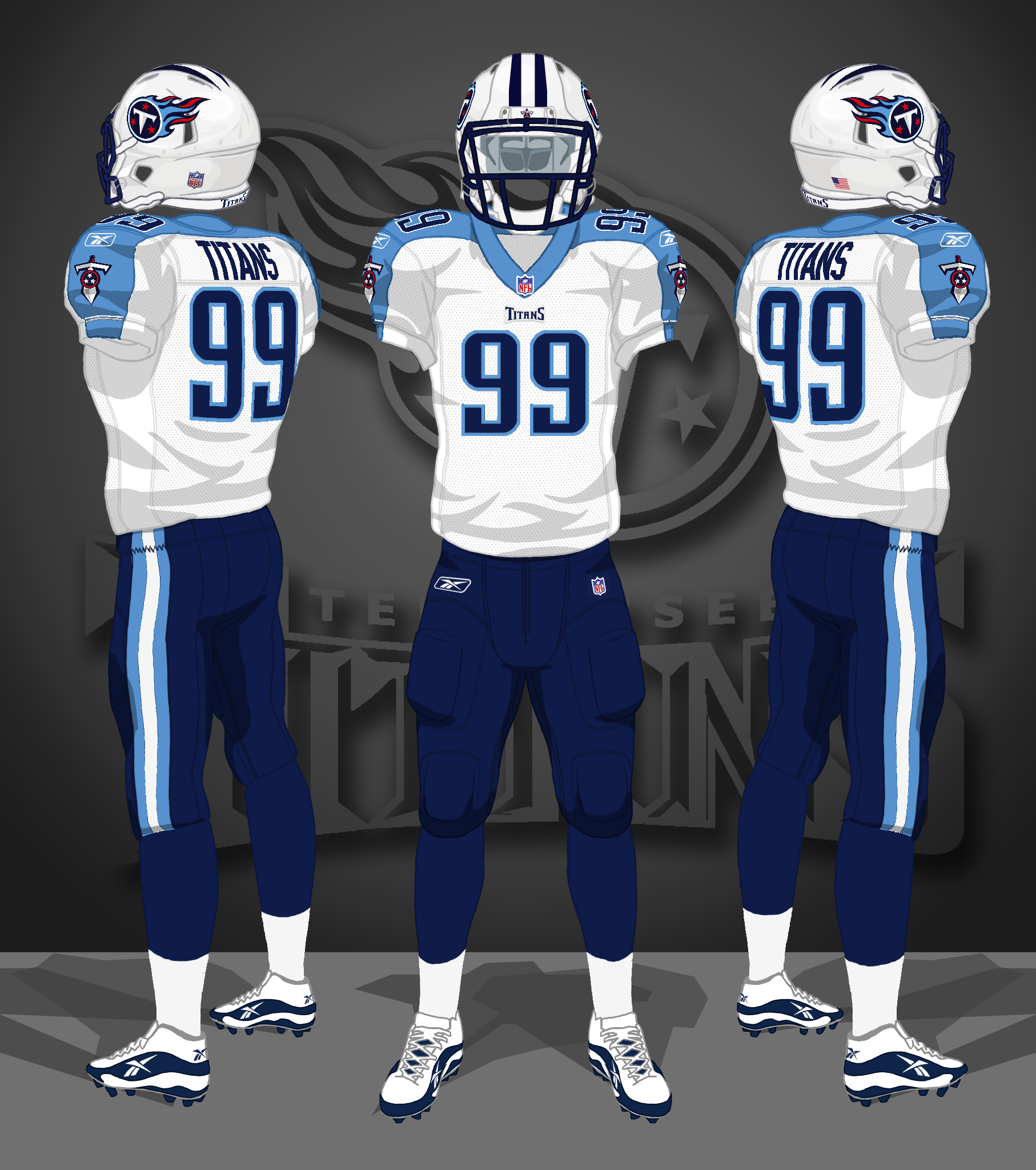 1999-2017 white, dark blue