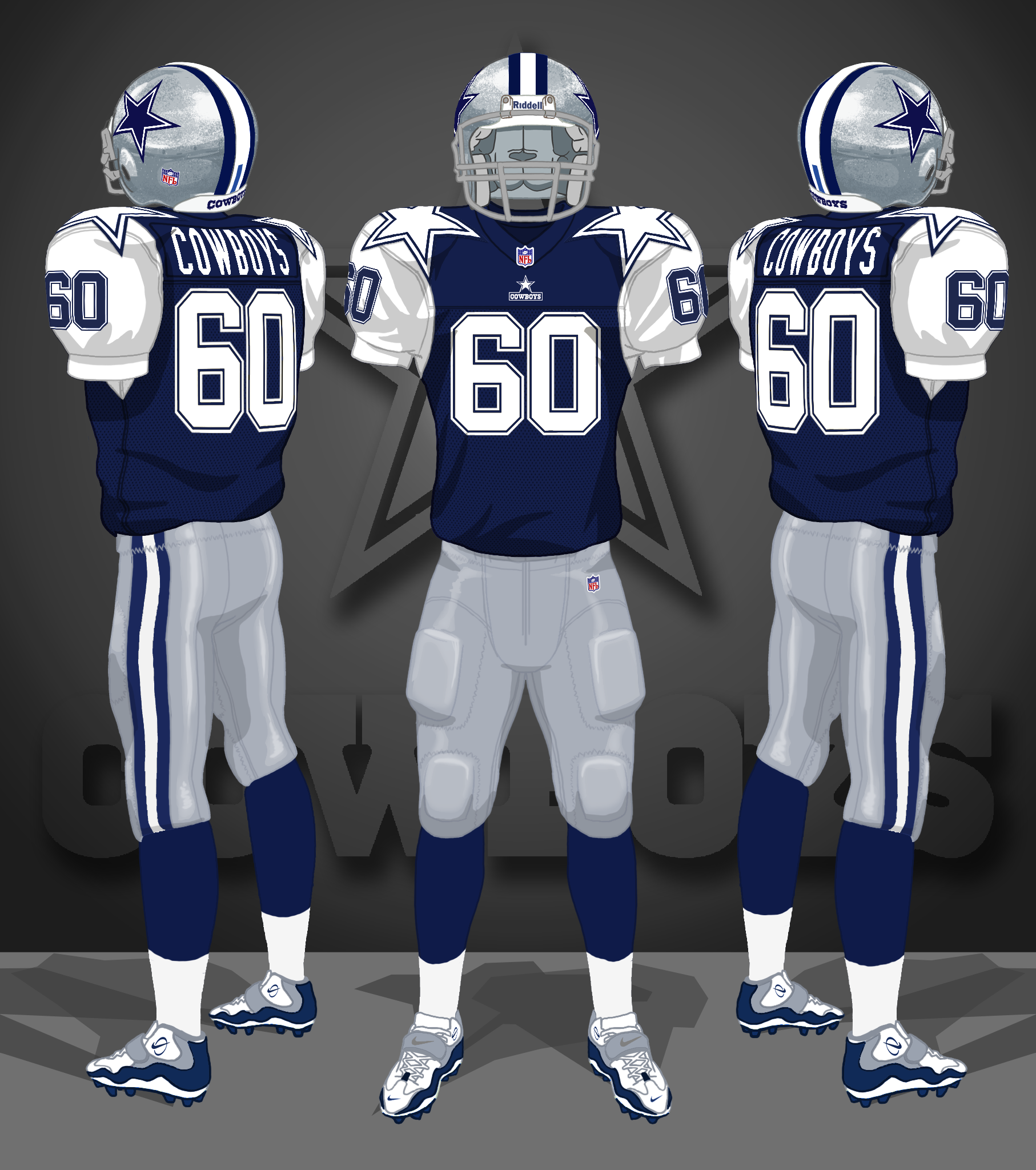 1995, "Double Star" jerseys, blue