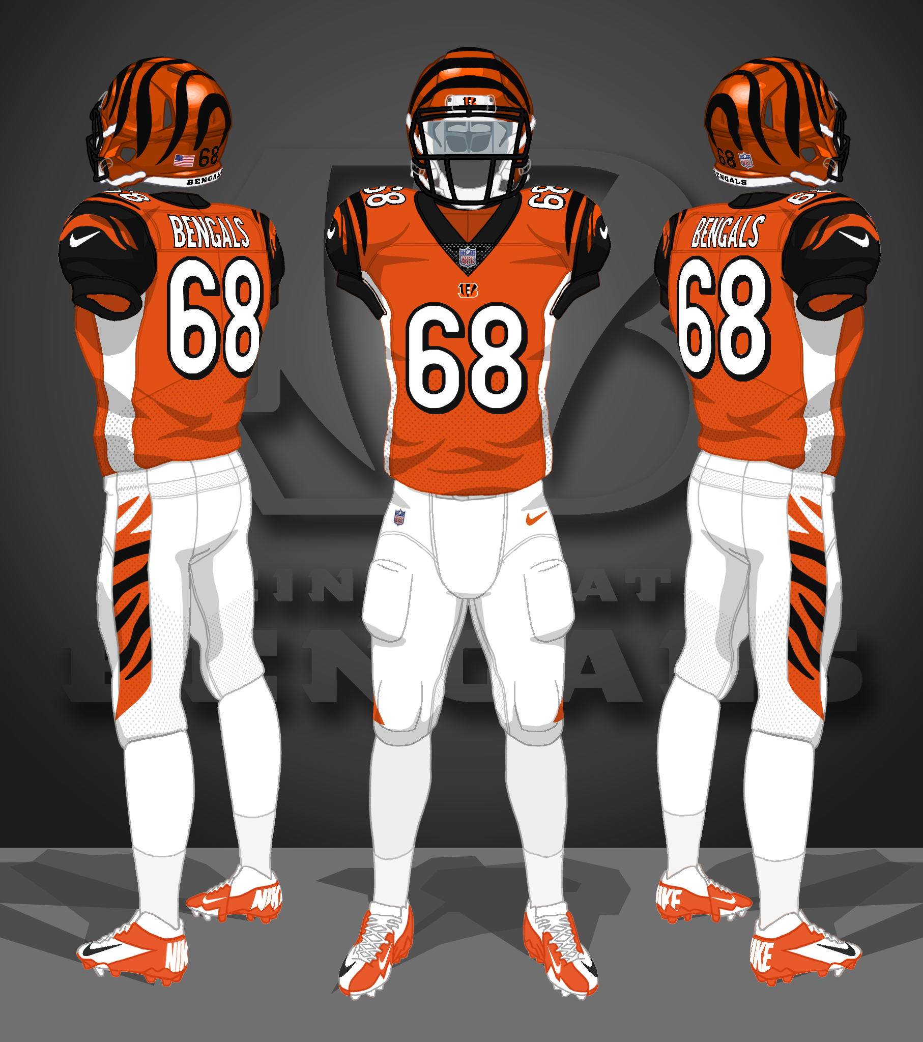 2019, orange, white, white socks