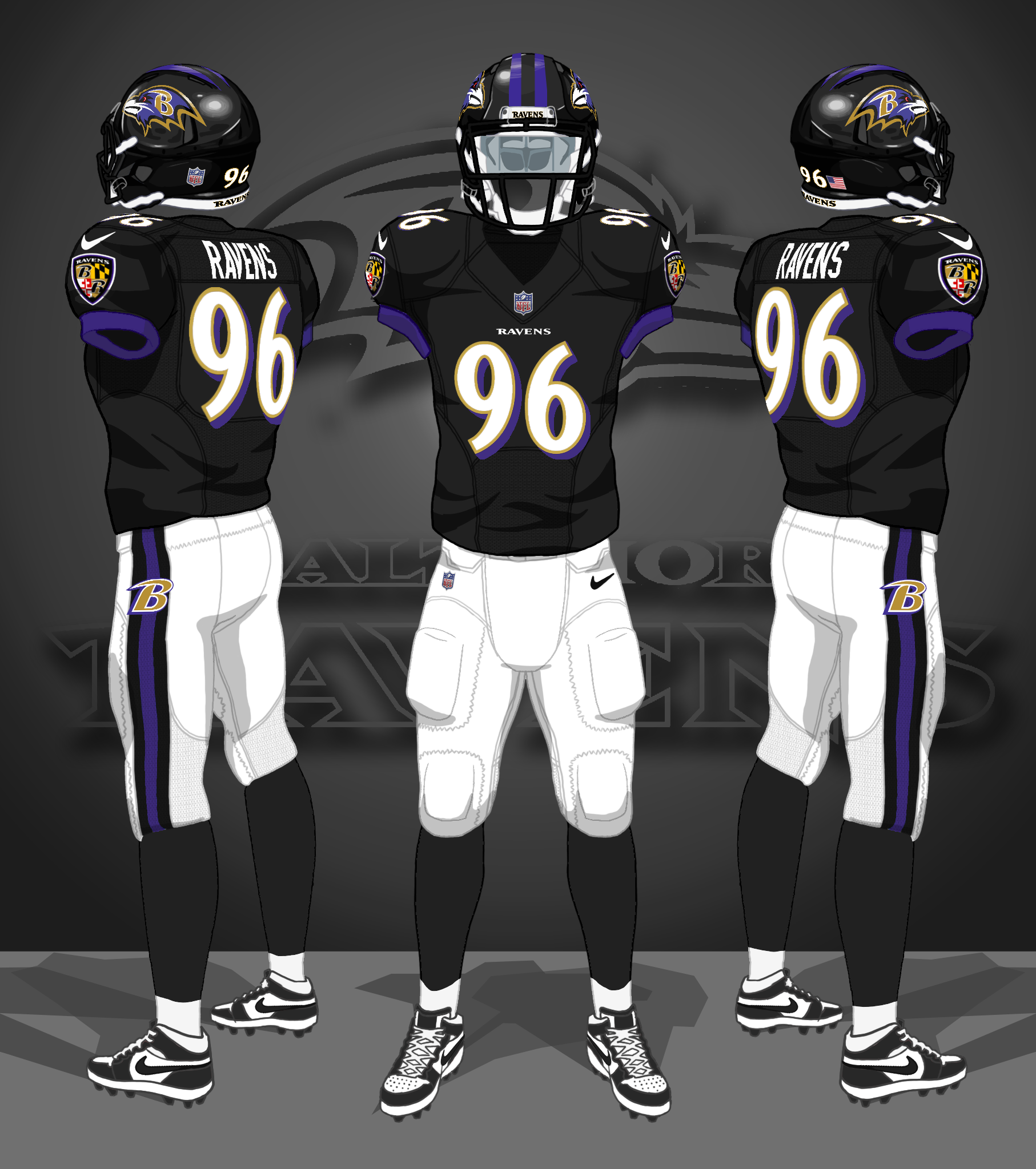 2013-2025 black, white