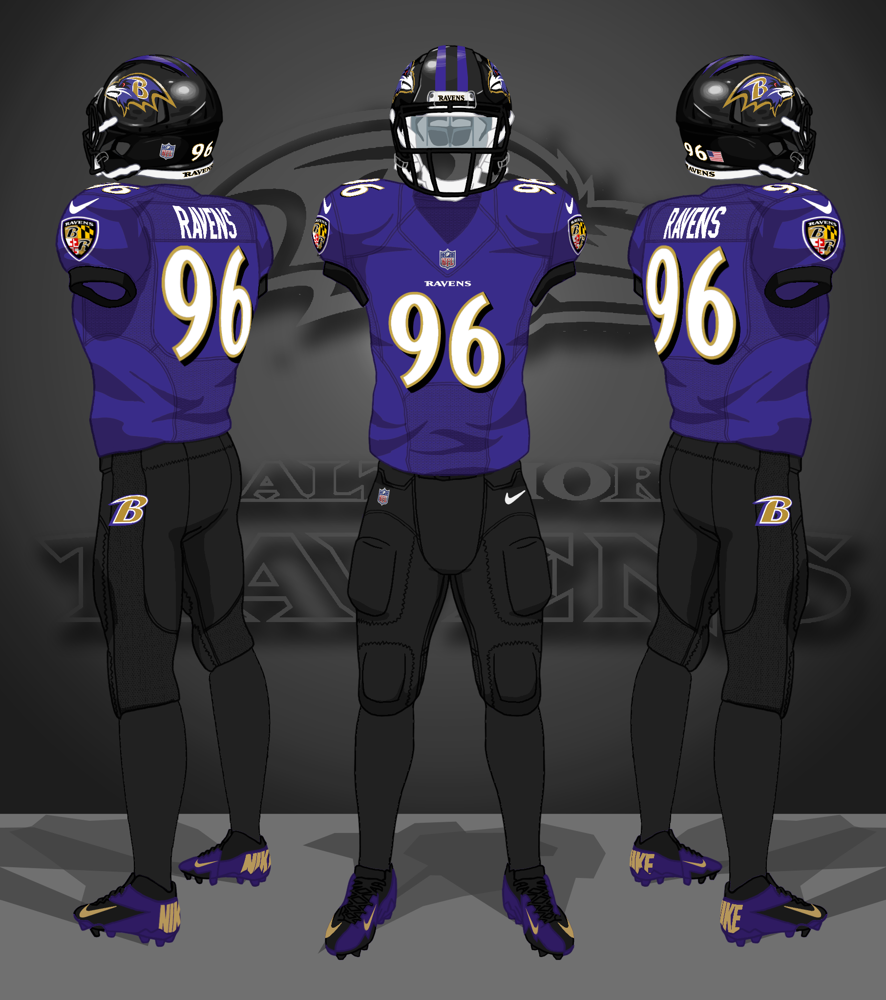 2013-2025 purple, black