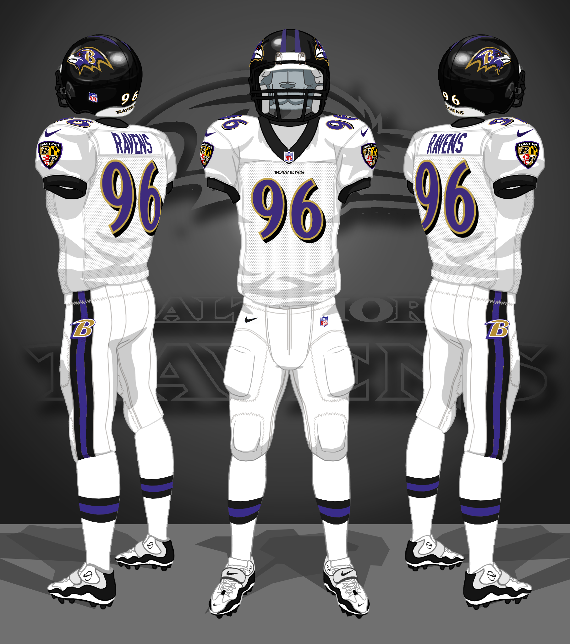2000-2004 white, white, white socks