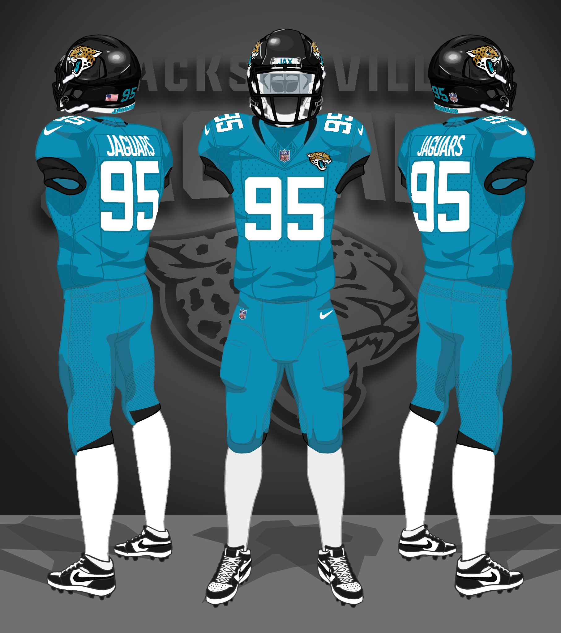 2023-- teal, teal, white socks