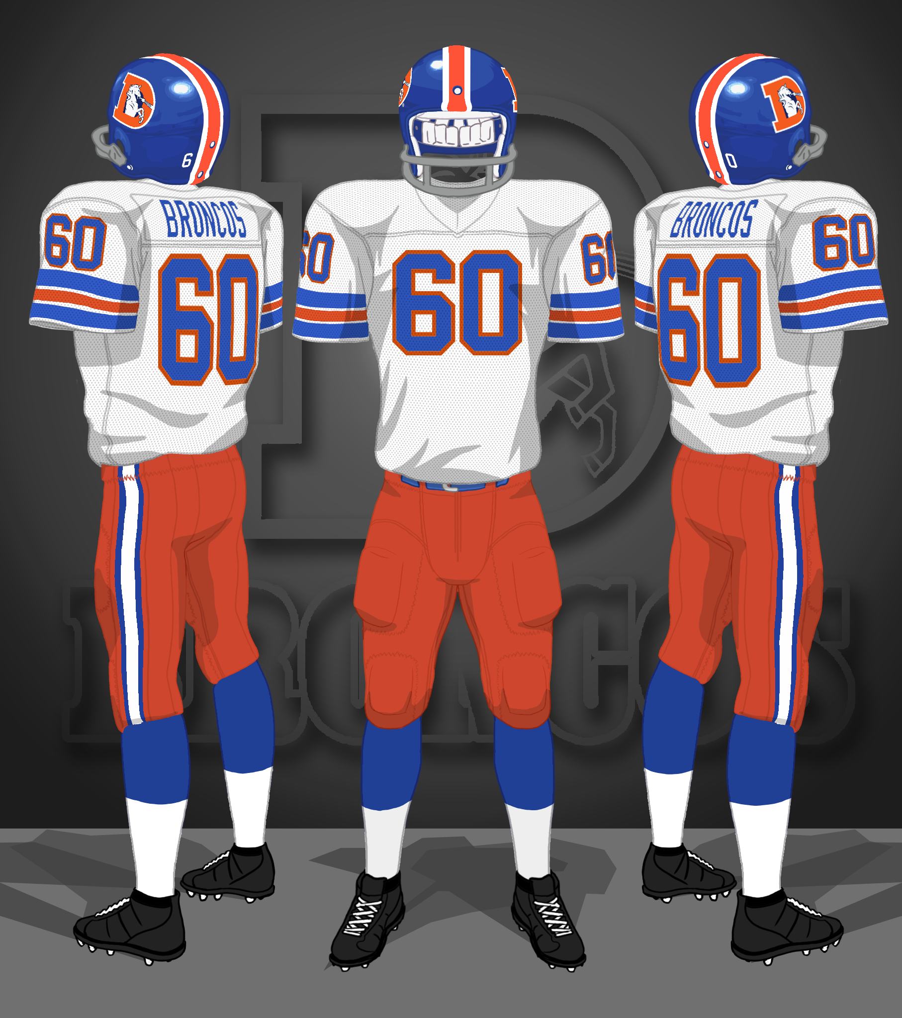 1968-1971 white, orange