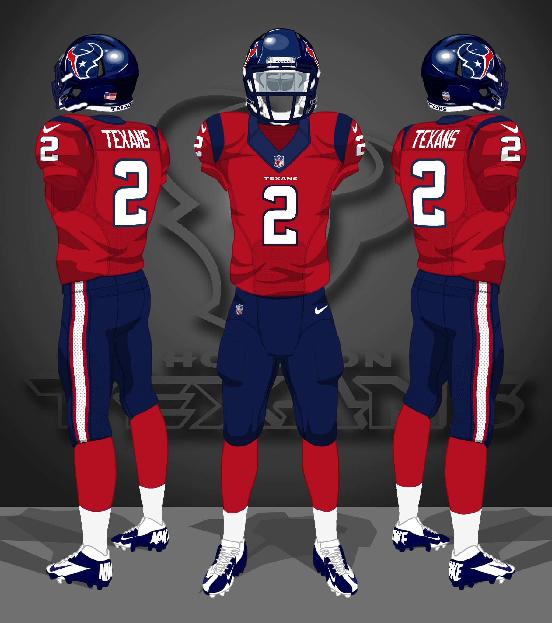 2016, red, navy