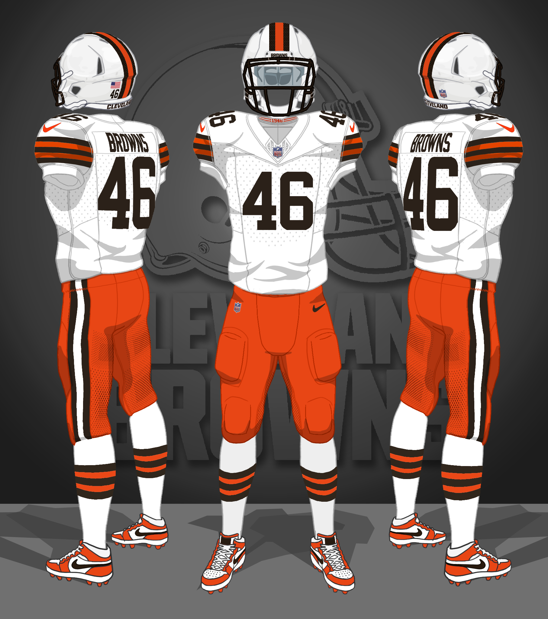 2025-- white, orange, white helmets