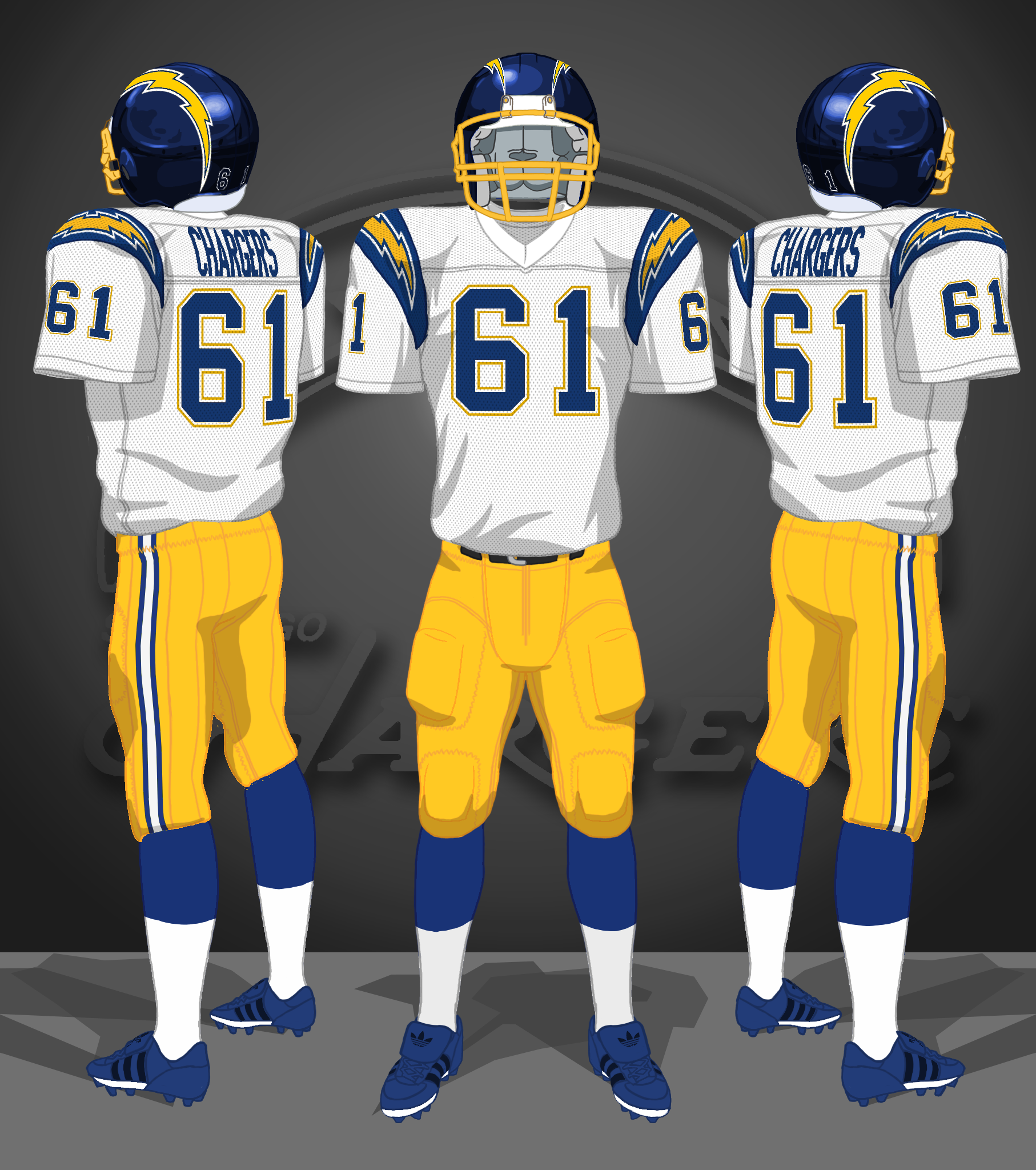 1974-1976 white, yellow