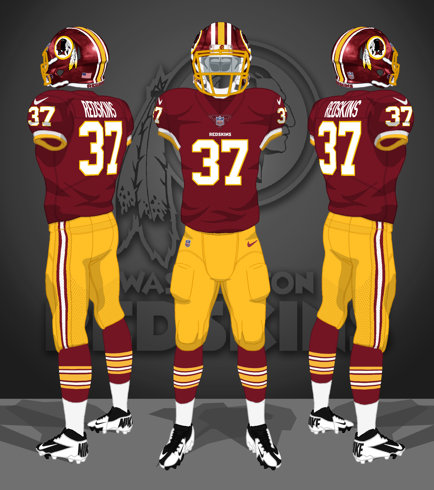 2010-2019 burgundy, yellow