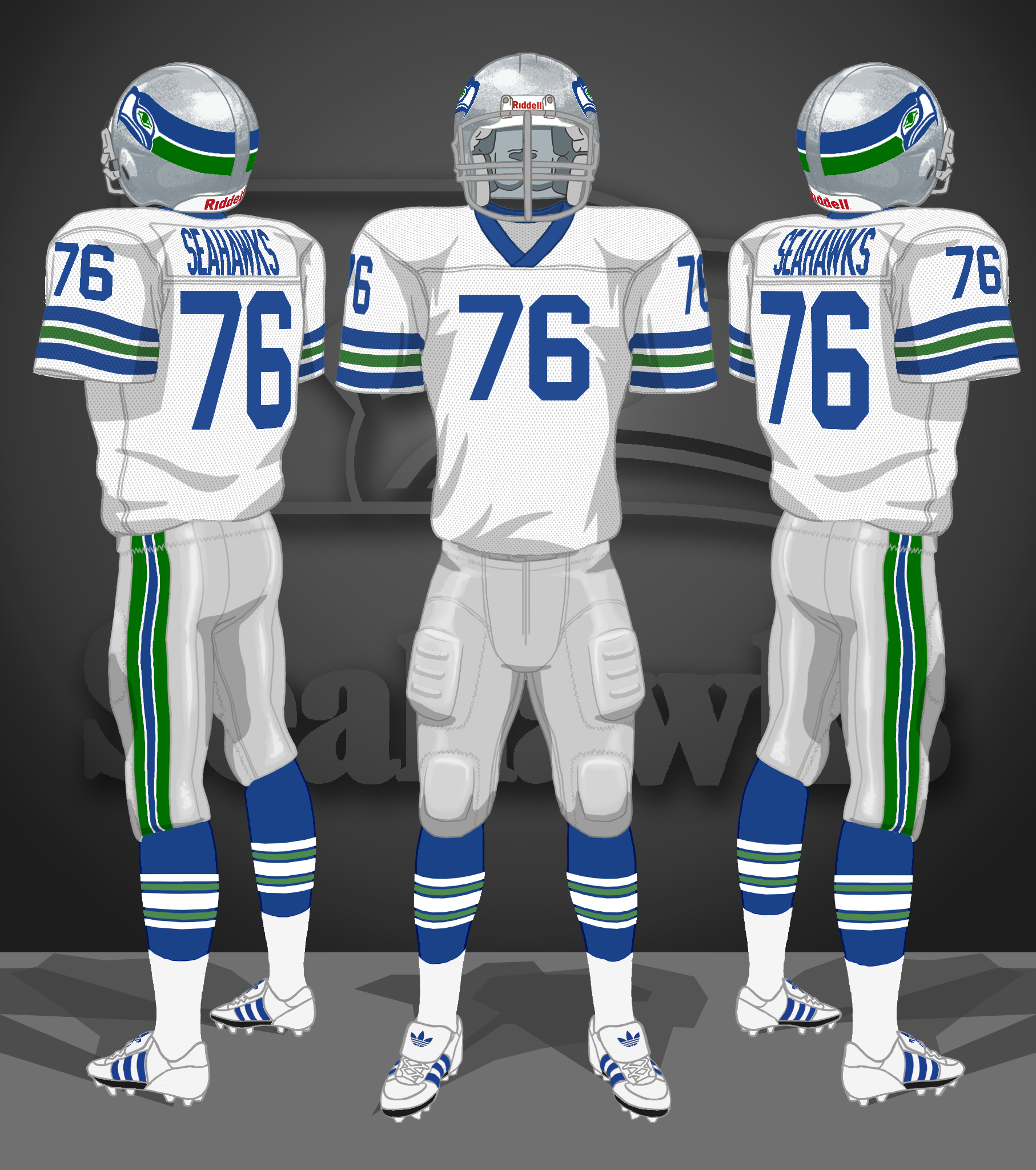 1980-1982 white, silver