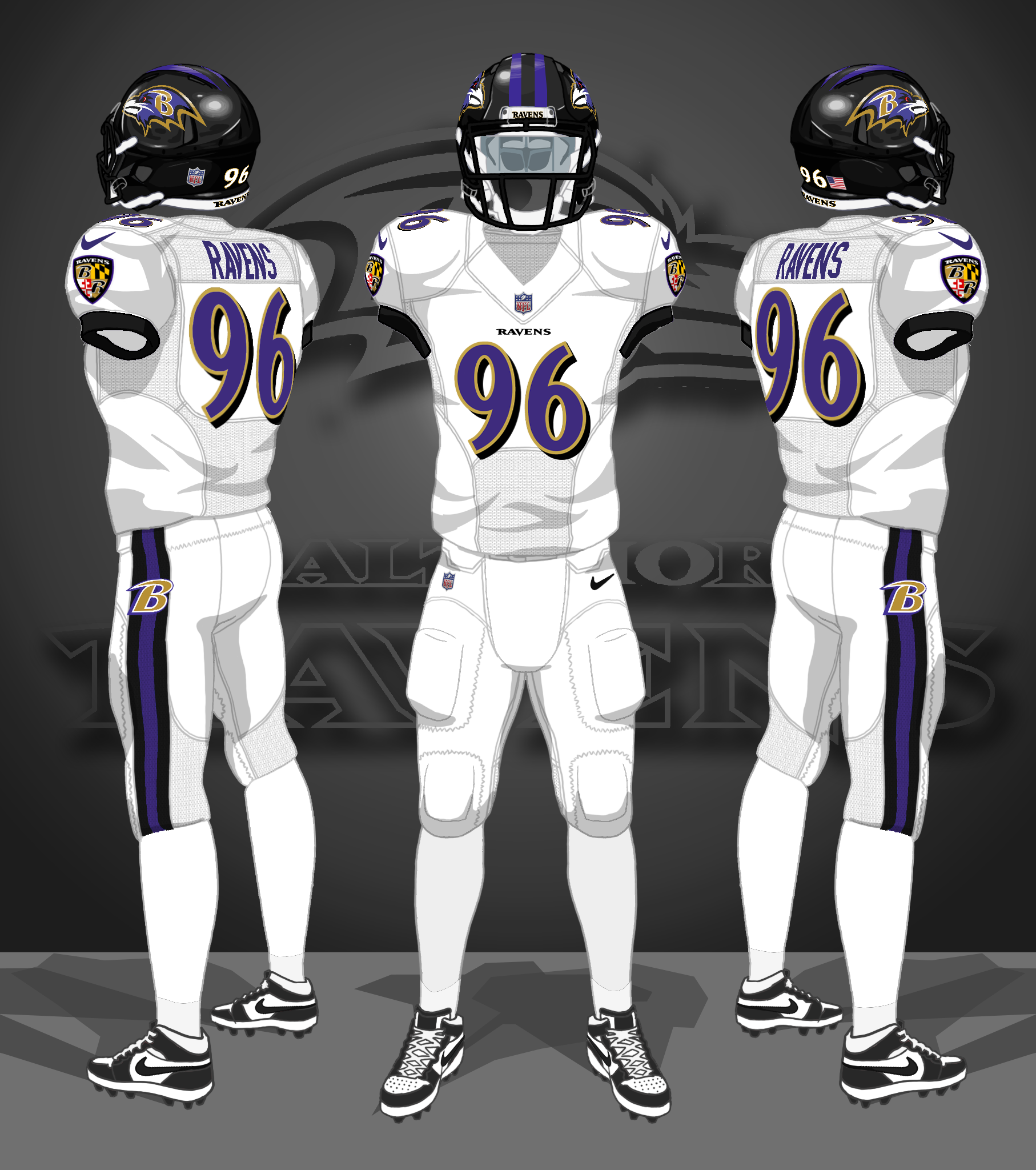 2019-2025 white, white, white socks