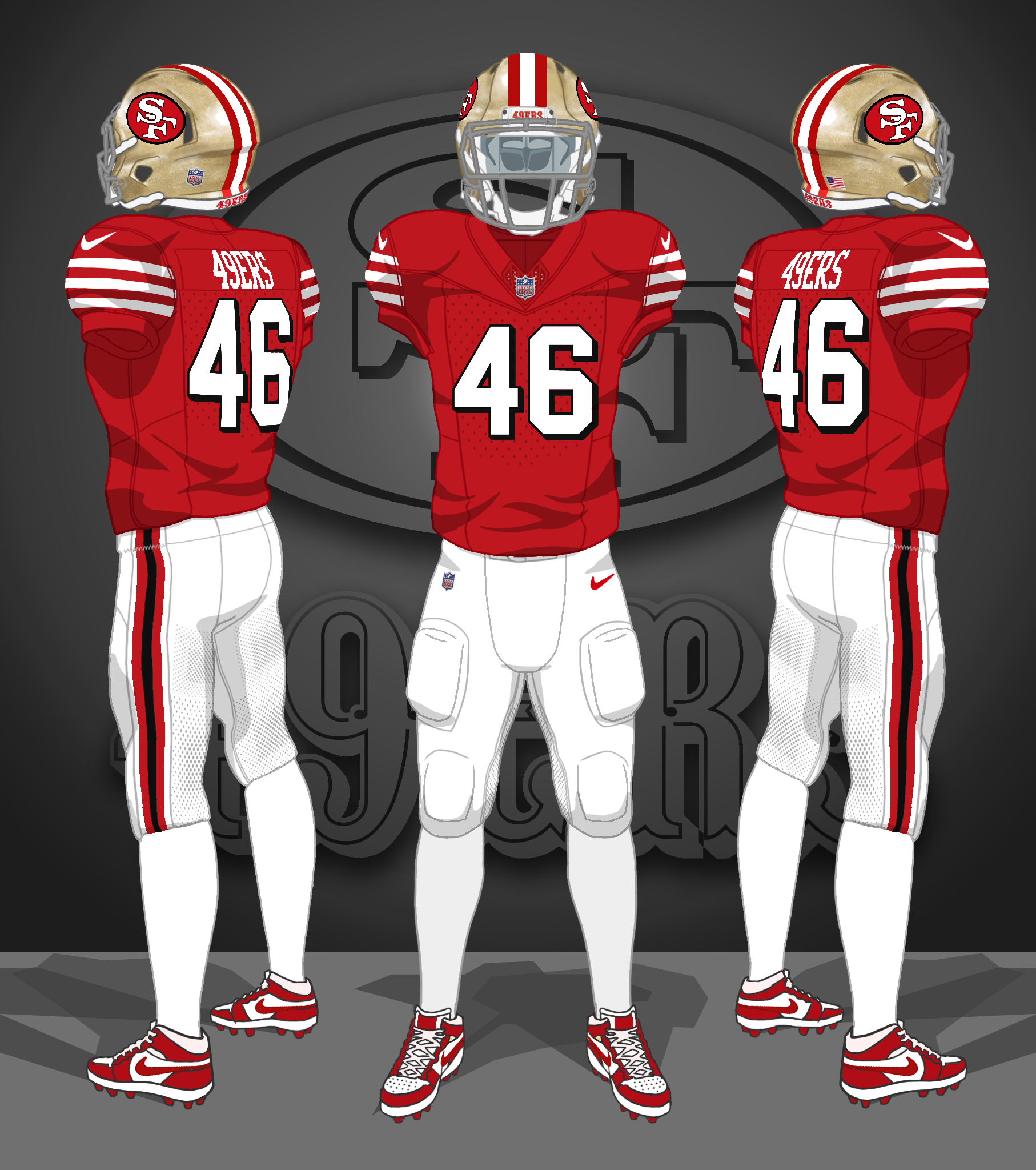 2021-- 1994 throwback, red w/ white socks