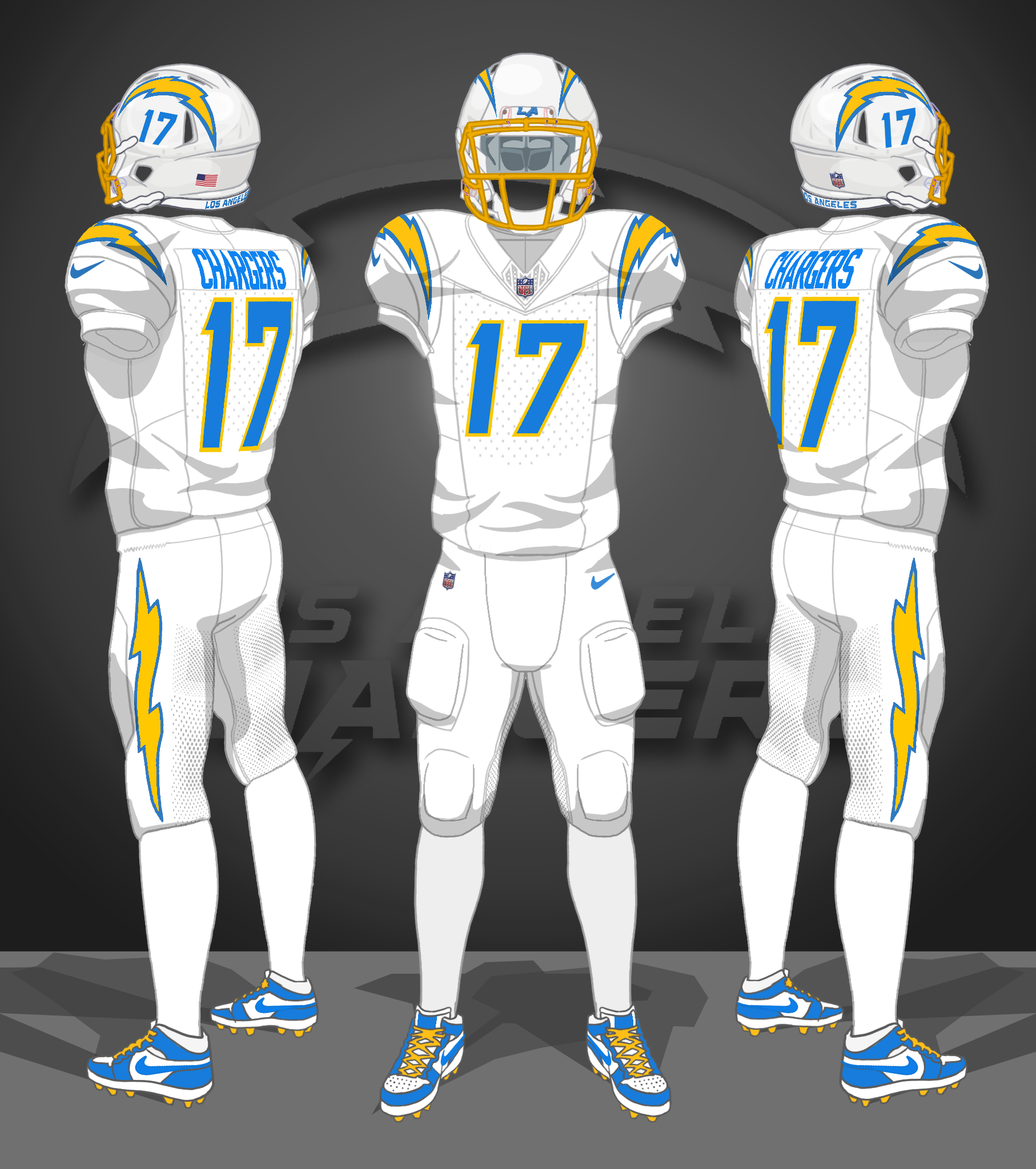 2020-- all white, white socks