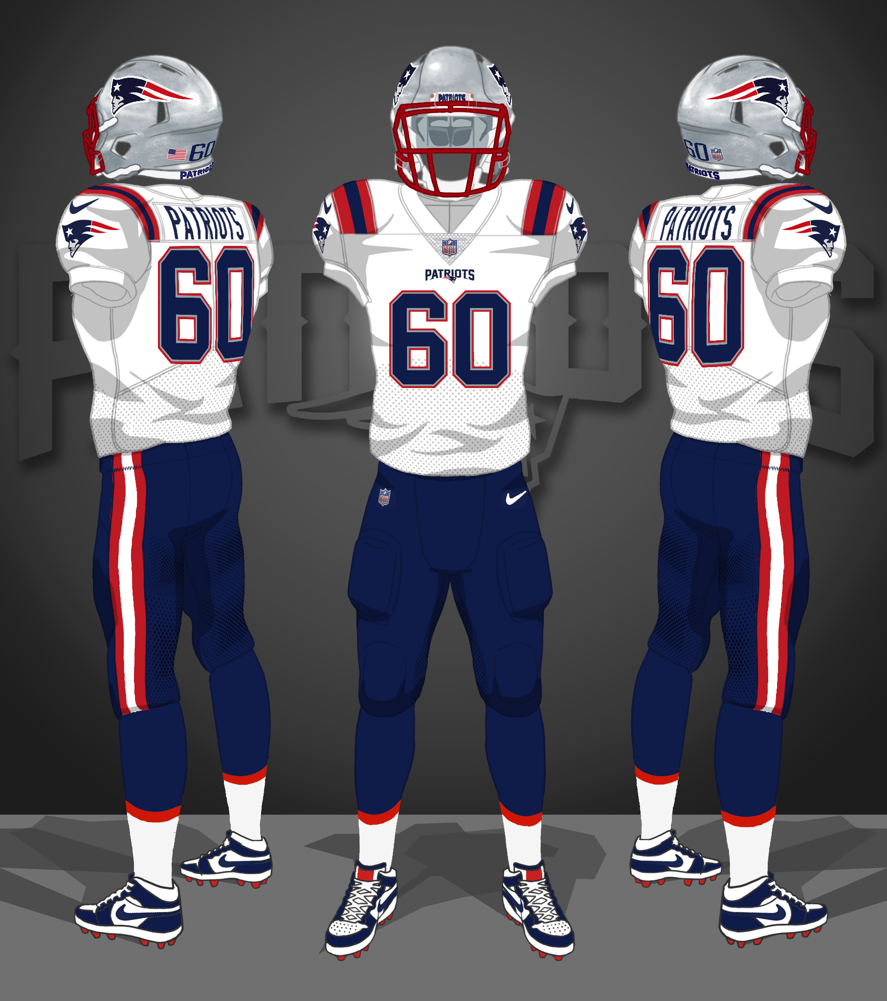 2020-- white, navy