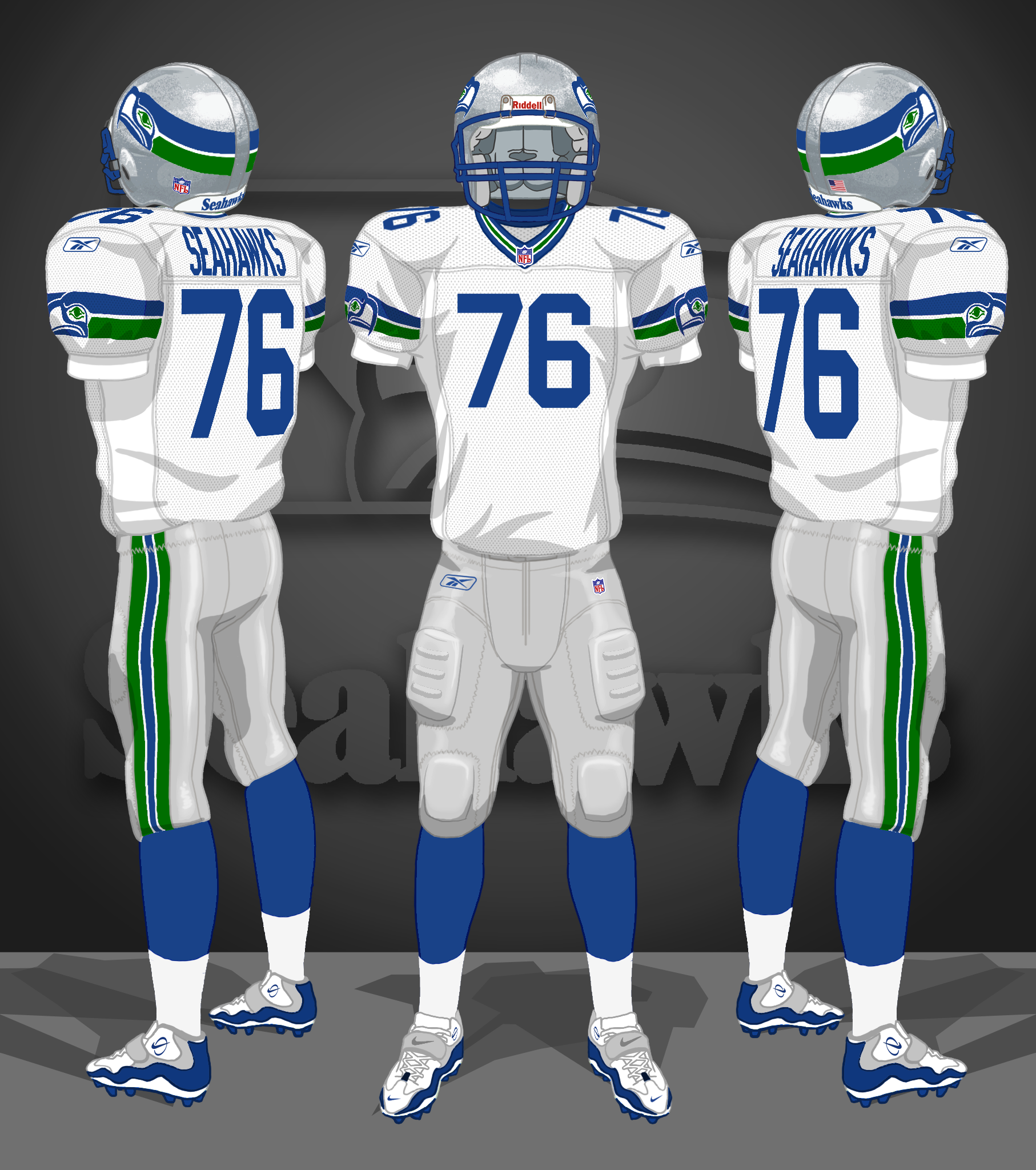 1983-2001 white, silver