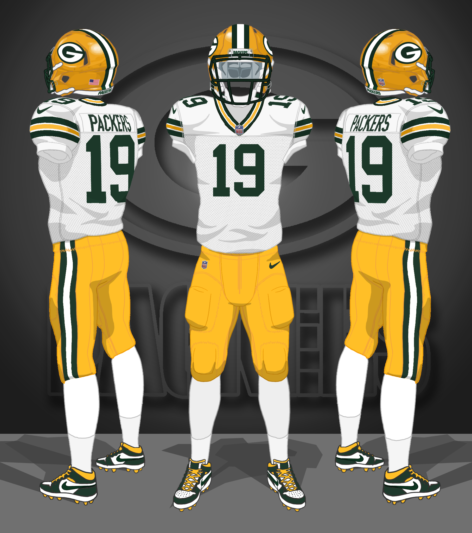 2025-- white, yellow, white socks