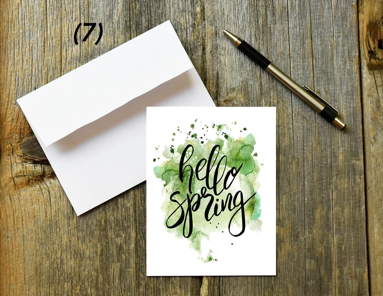 Hello Spring Quote Card Digital