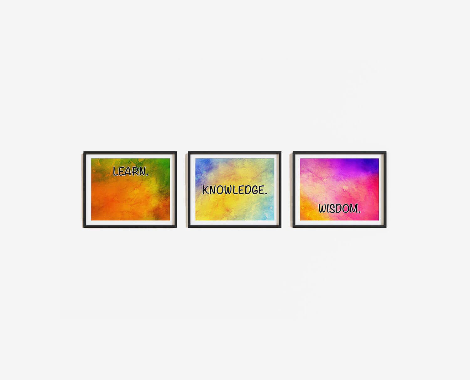 Learn Knowledge Wisdom Prints Digital