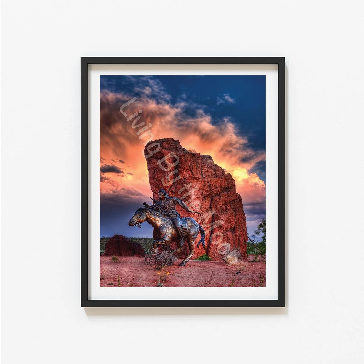Horse Rider Print Digital