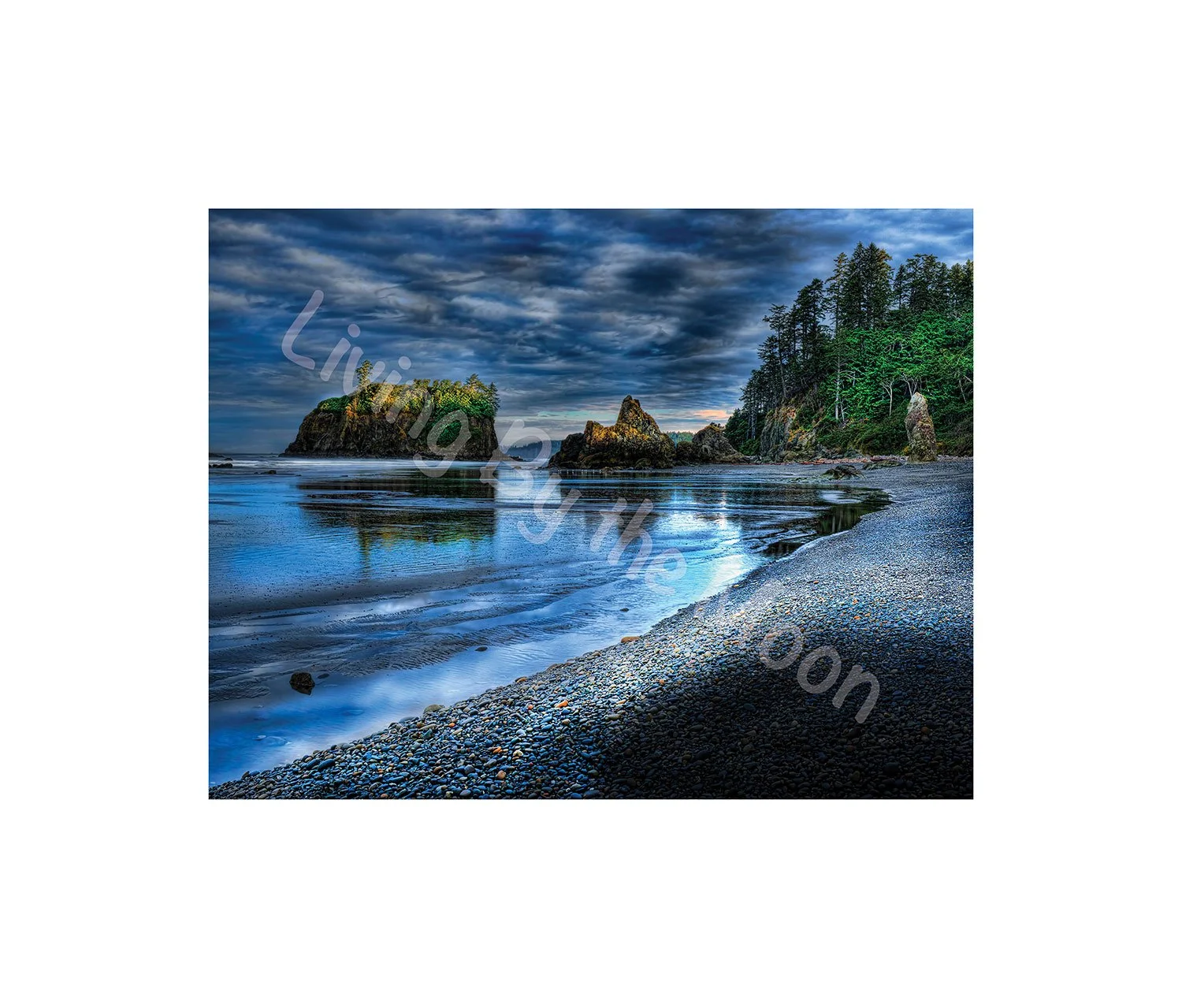 Pebble Beach Print Digital