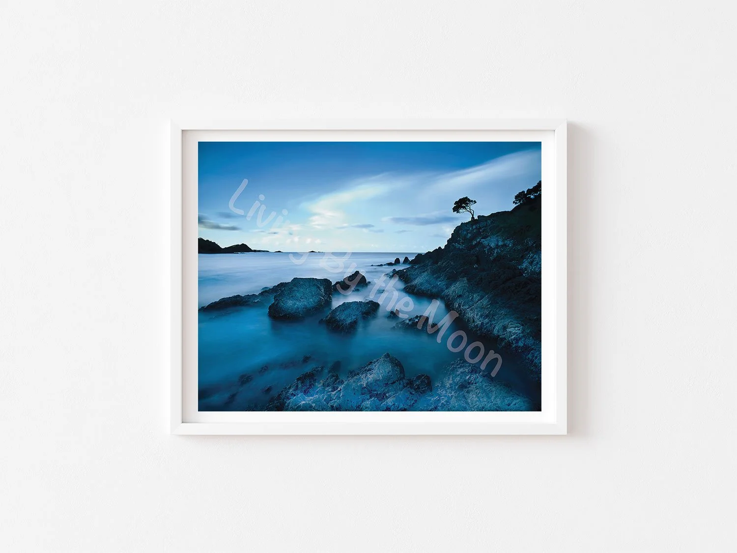 Magical Mist Print White Frame Digital
