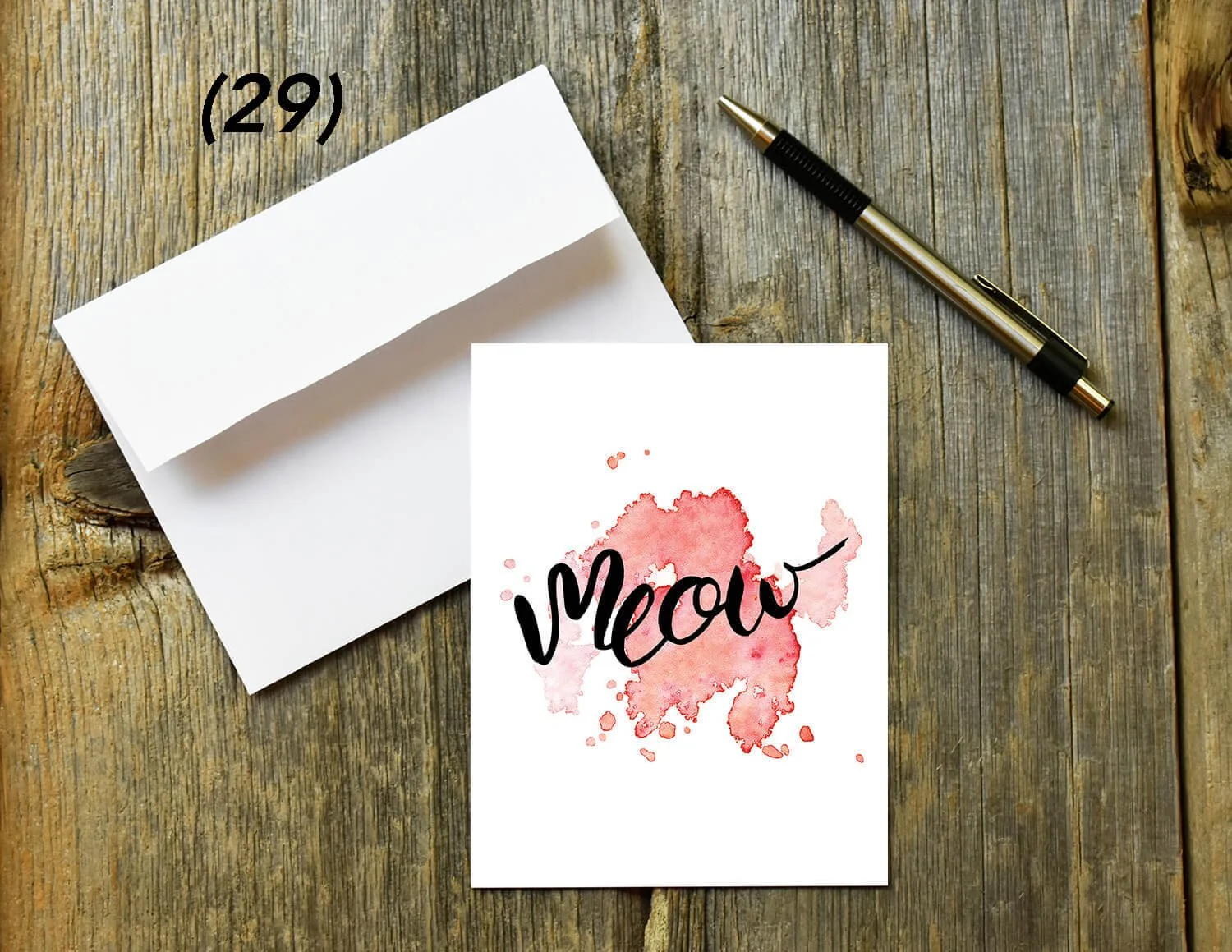 Meow Quote Card Digital