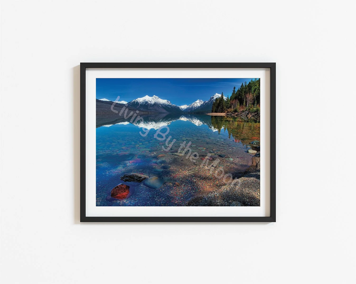 Frosted Mountains Print Digital