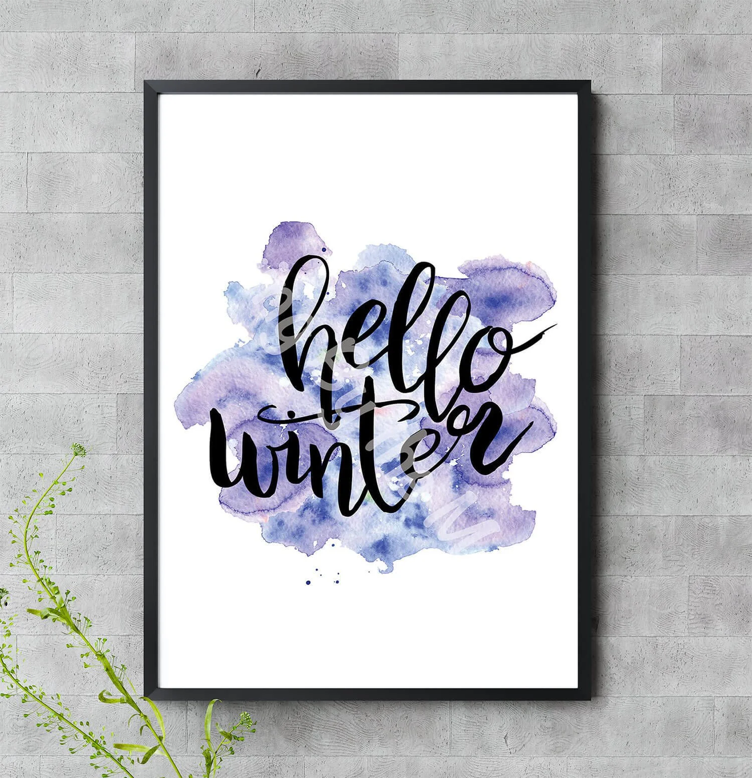 Hello Winter Print Digital