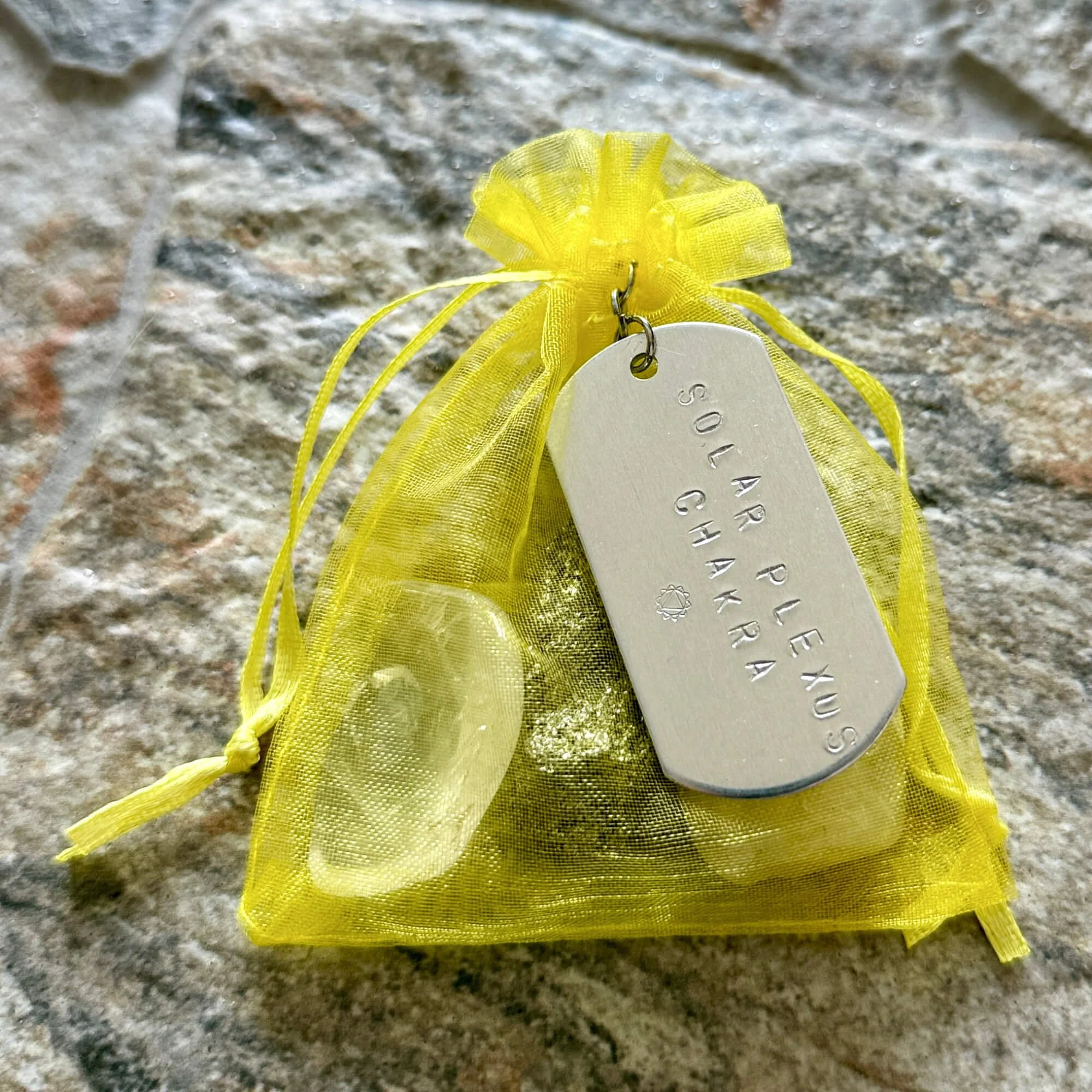 Solar Plexus Chakra Crystal Healing Set