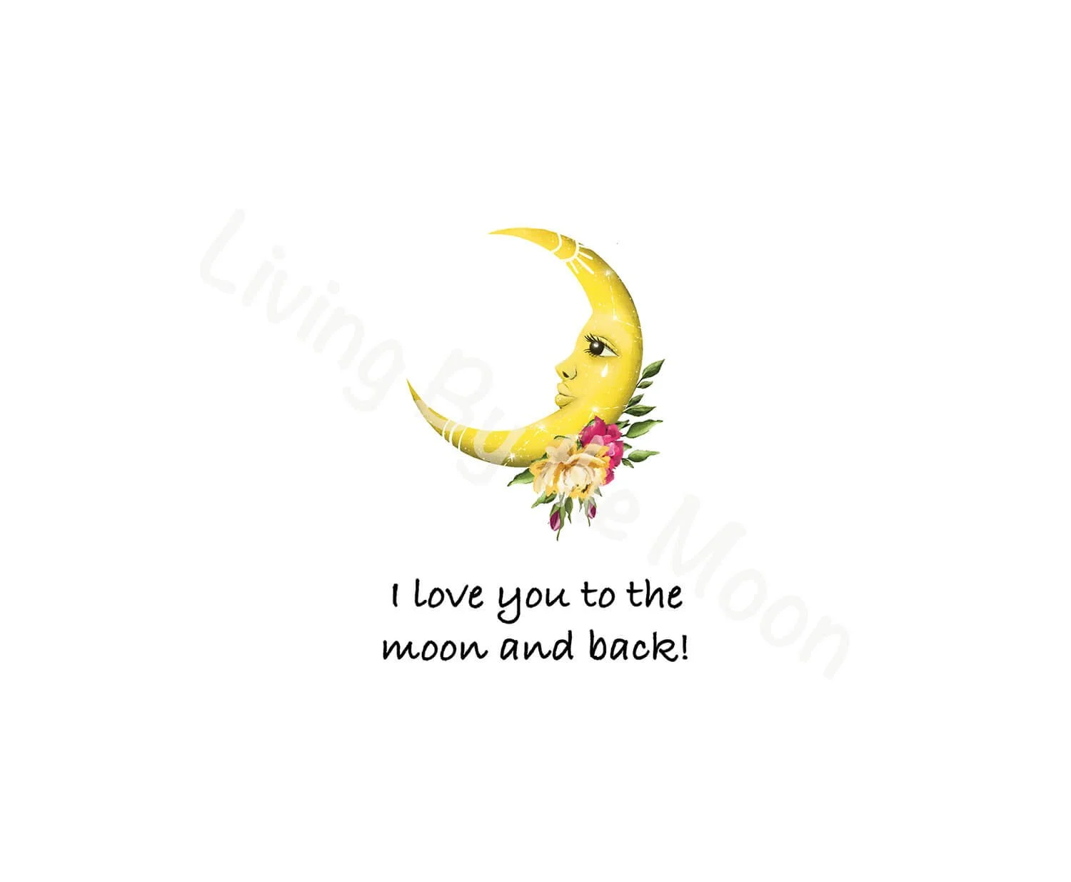 I Love You Print Digital